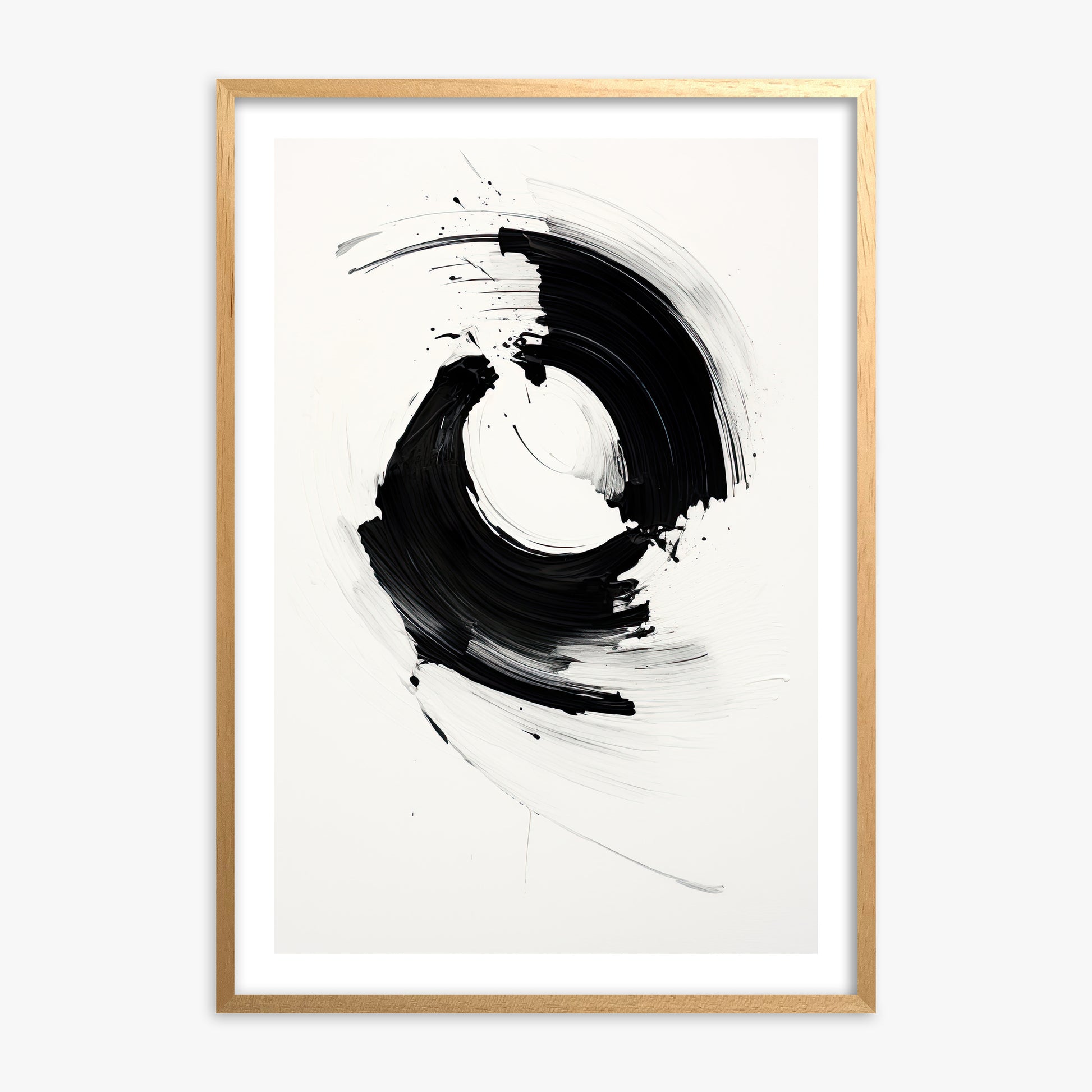 Orb in Motion, 70x100cm Oak Framed Art Reproduction