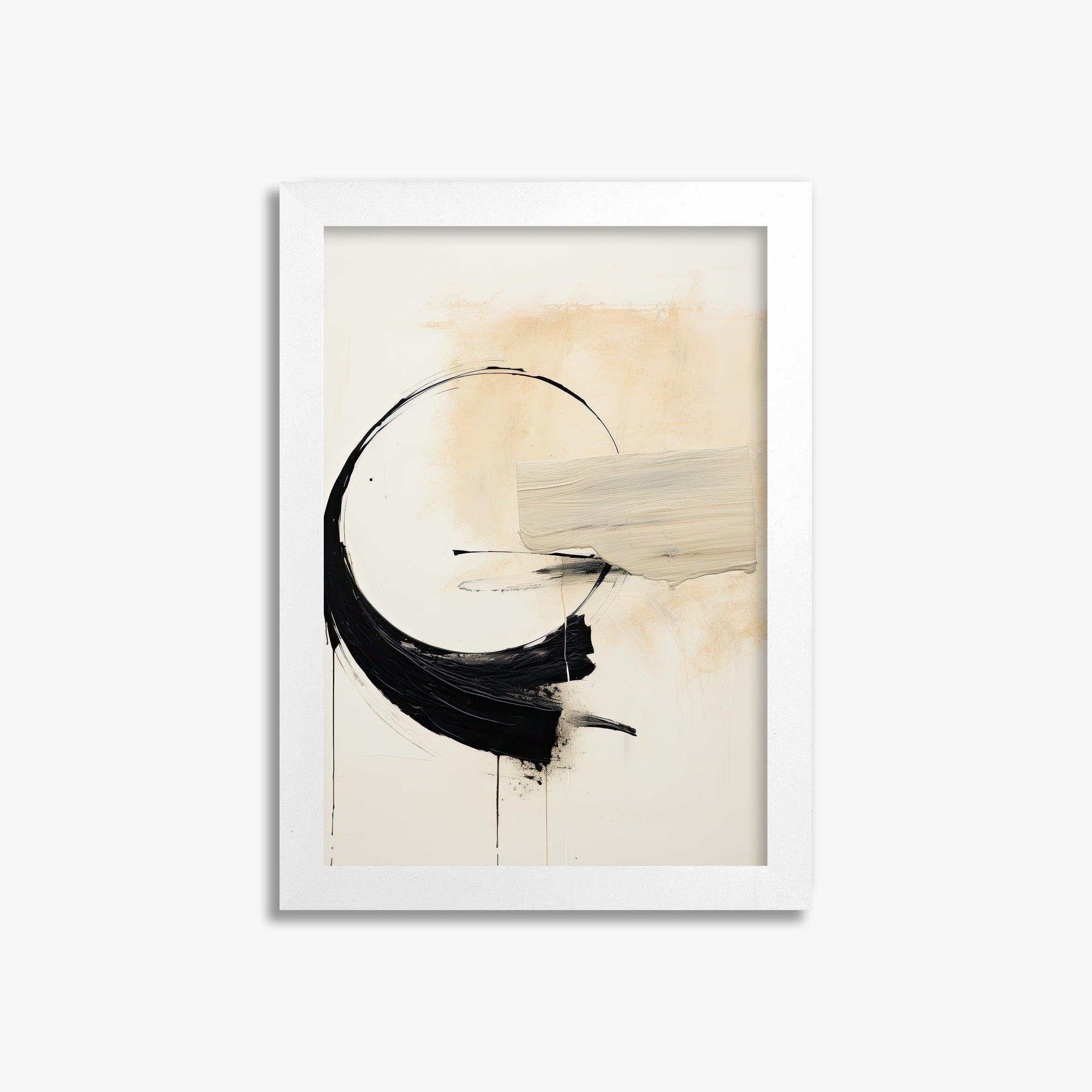 Arc Fragment, 21x30cm Framed Poster With White Frame