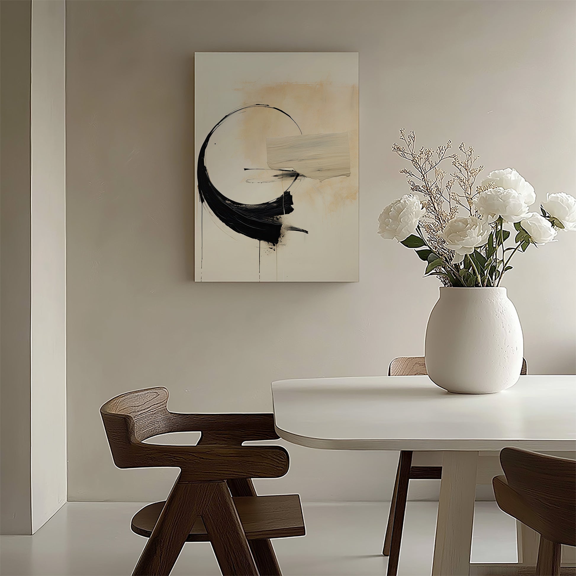 Design Concept No. 58 for Arc Fragment Japanese Satin Canvas Wall Art
