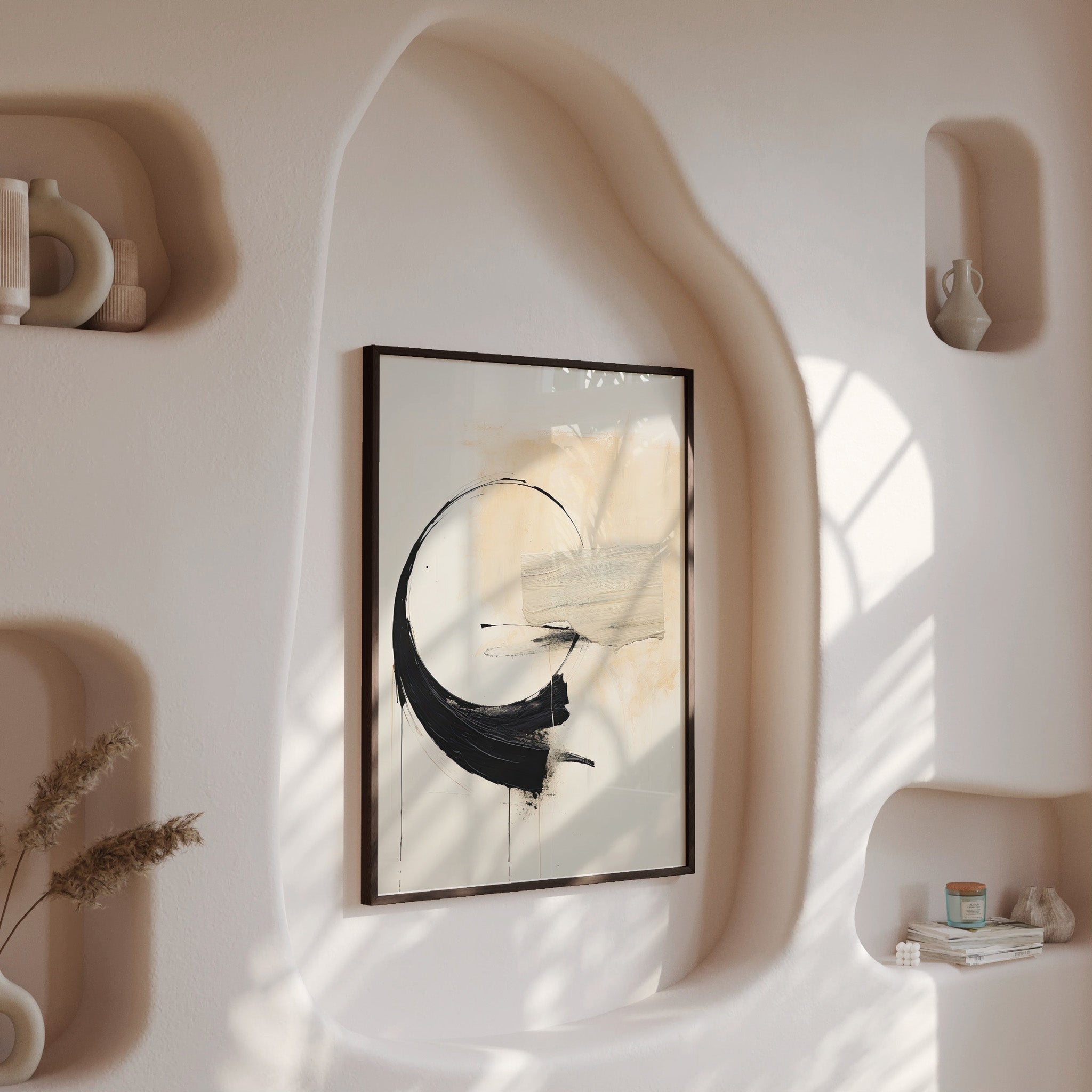 Design Concept No. 13 for Arc Fragment Modern Poster Art