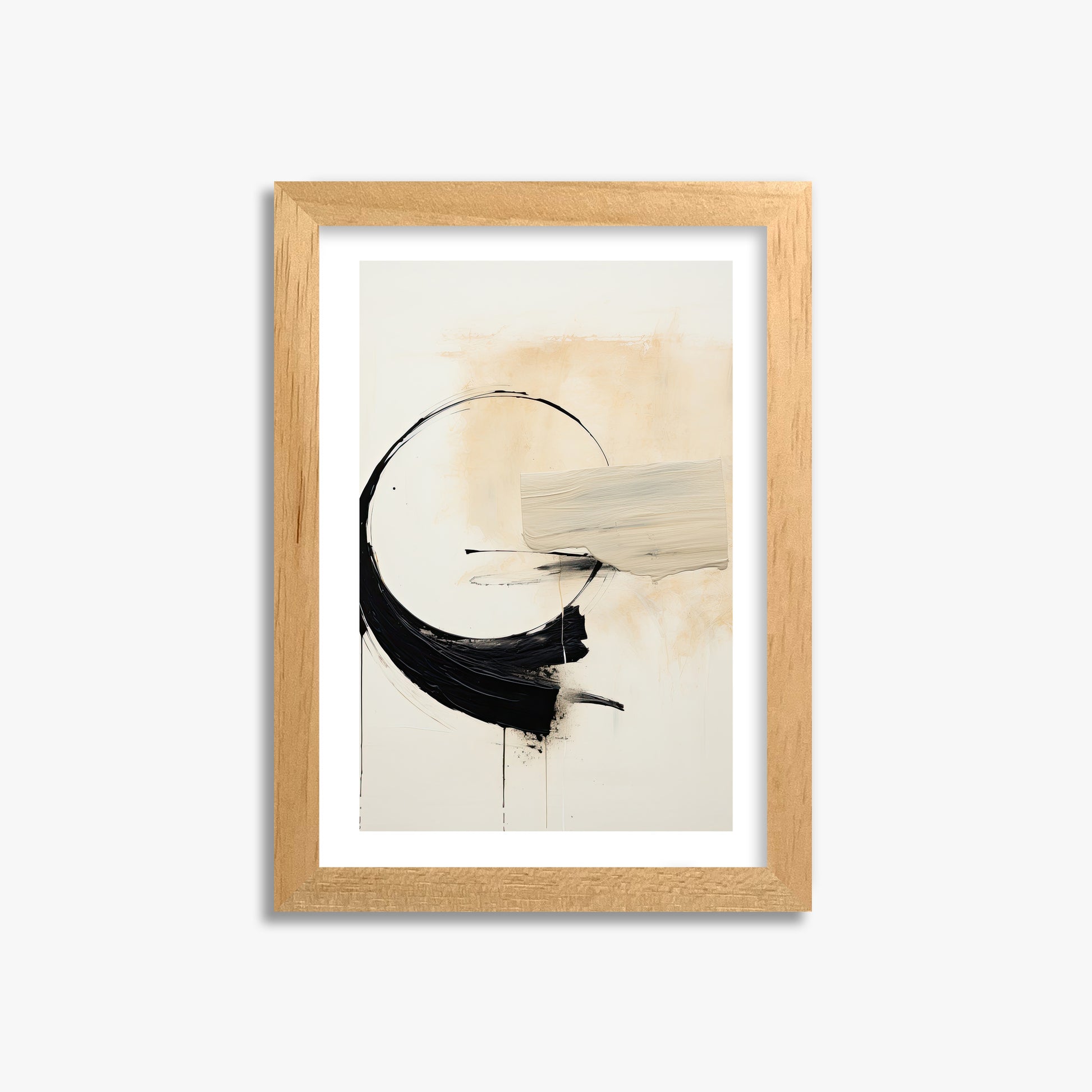 Arc Fragment, 21x30cm Oak Framed Art Reproduction