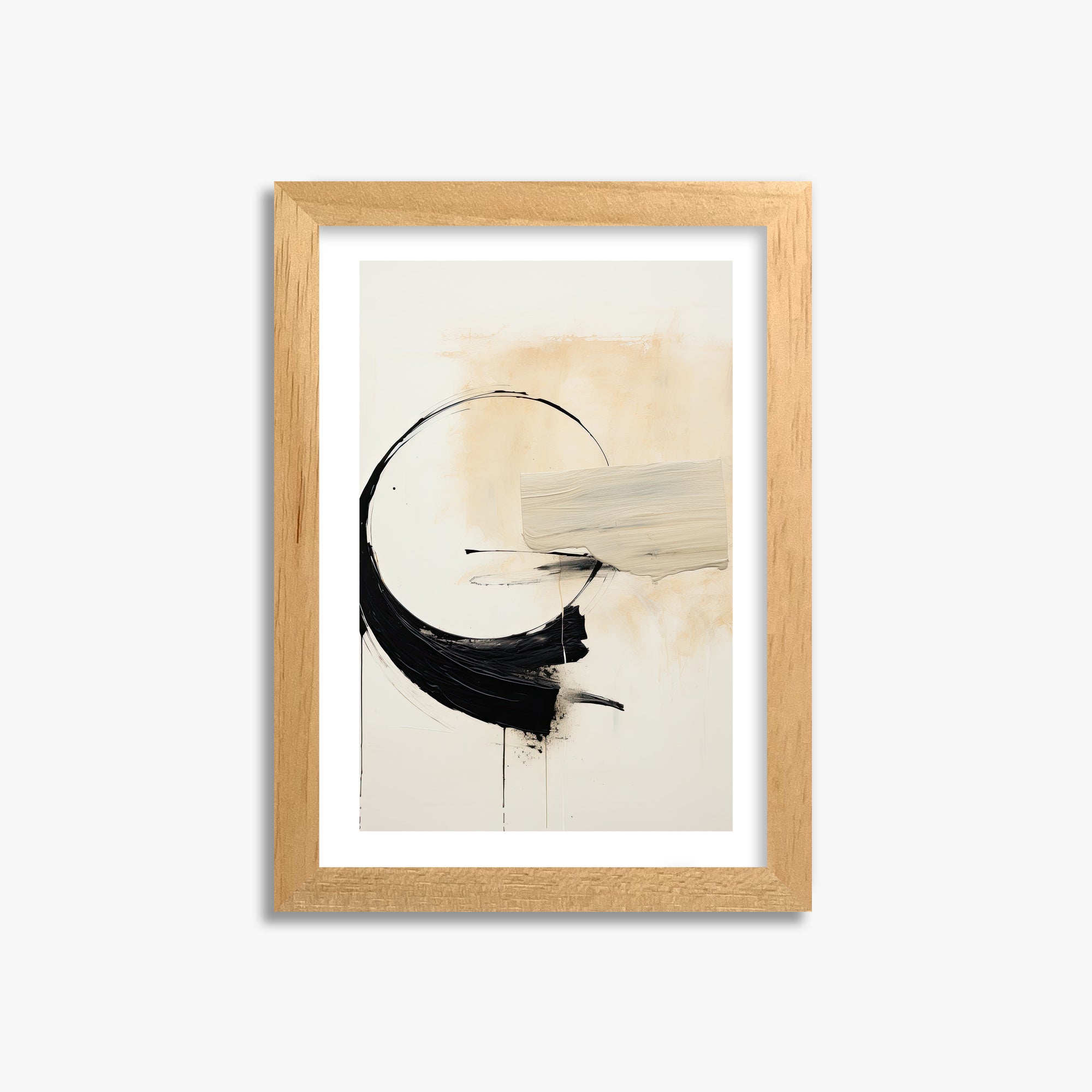 Arc Fragment, 21x30cm Oak Framed Art Reproduction