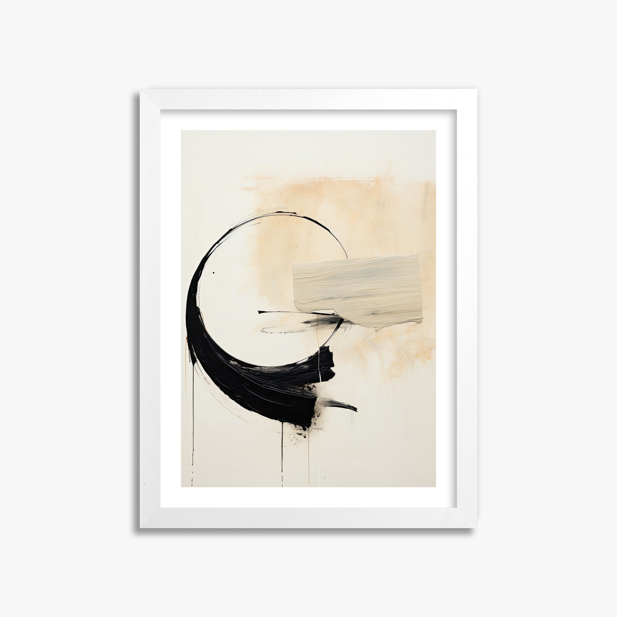 Arc Fragment, 30x40cm Whitek Framed Art Reproduction