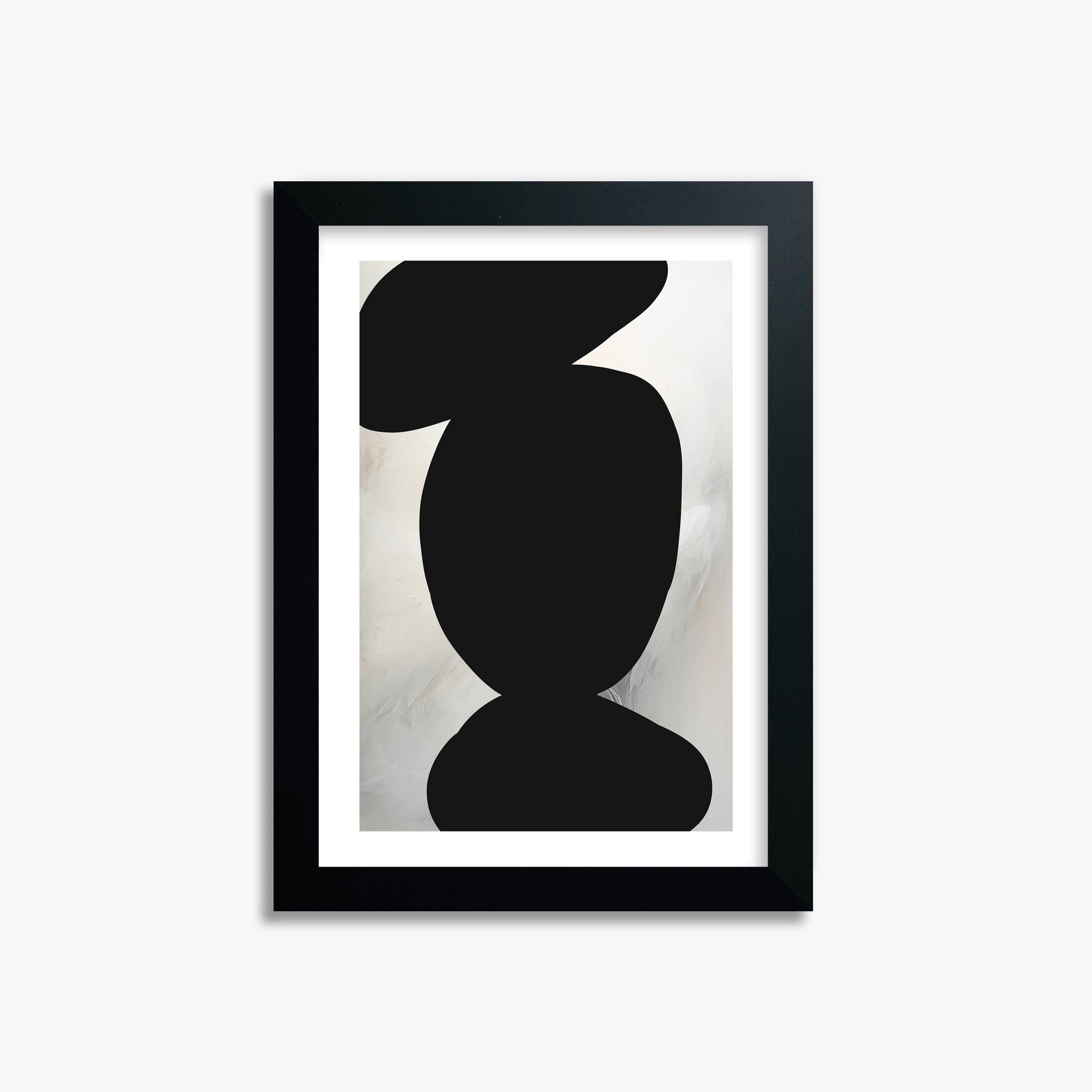 Silent Totem, 21x30cm Black Framed Art Reproduction