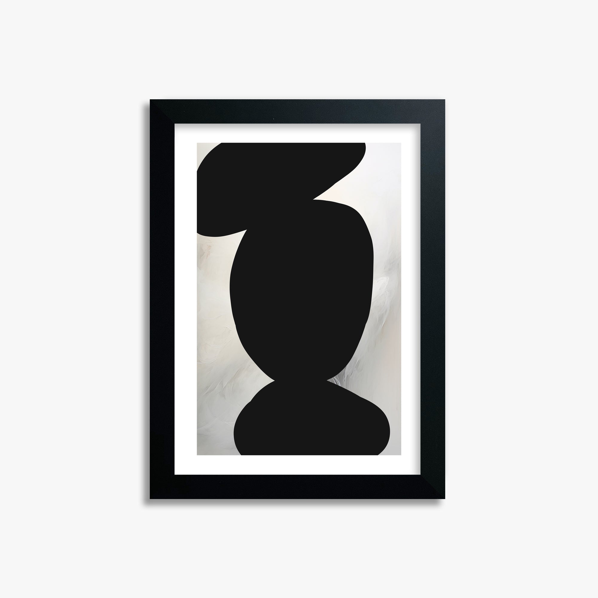 Silent Totem, 21x30cm Black Framed Art Reproduction