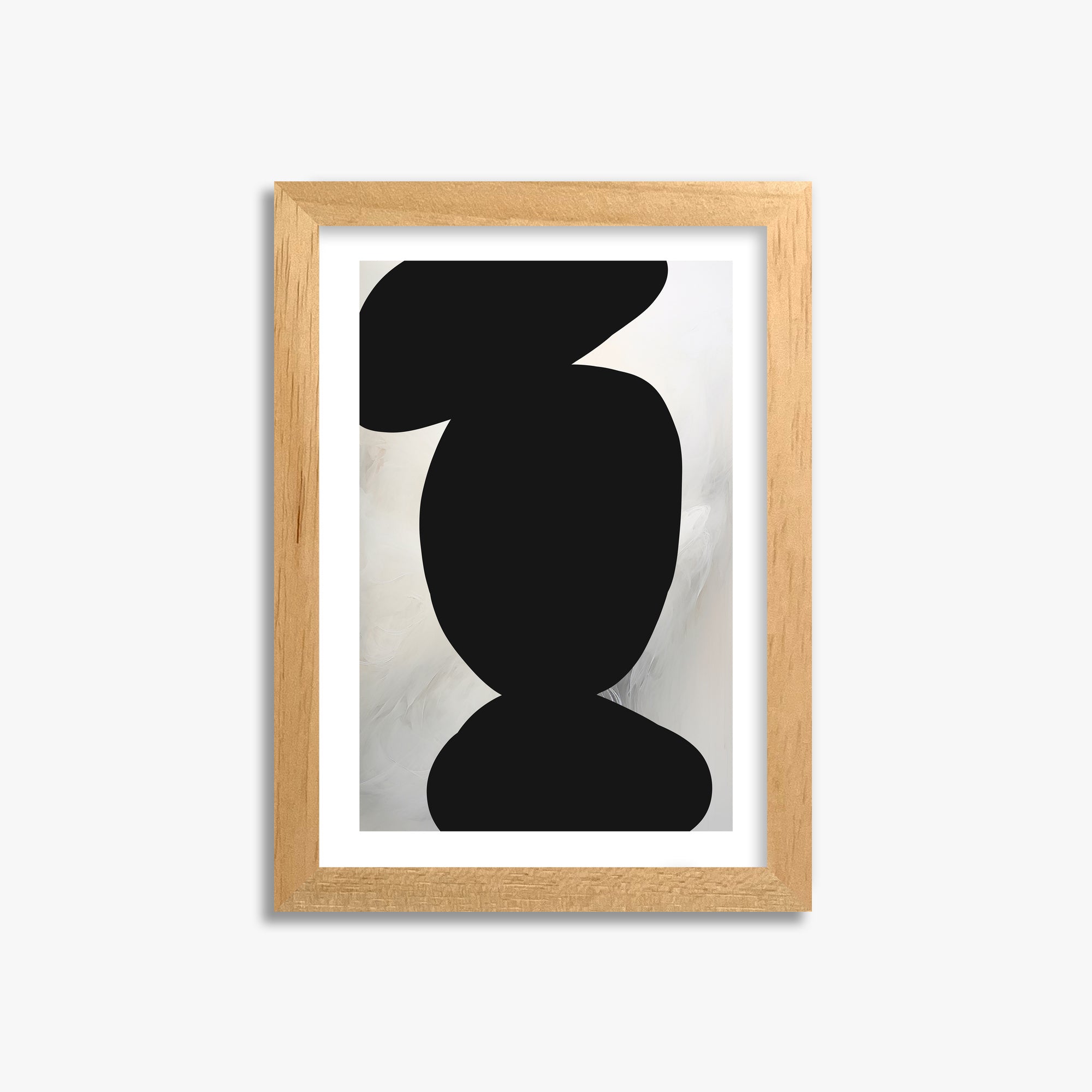 Silent Totem, 21x30cm Oak Framed Art Reproduction
