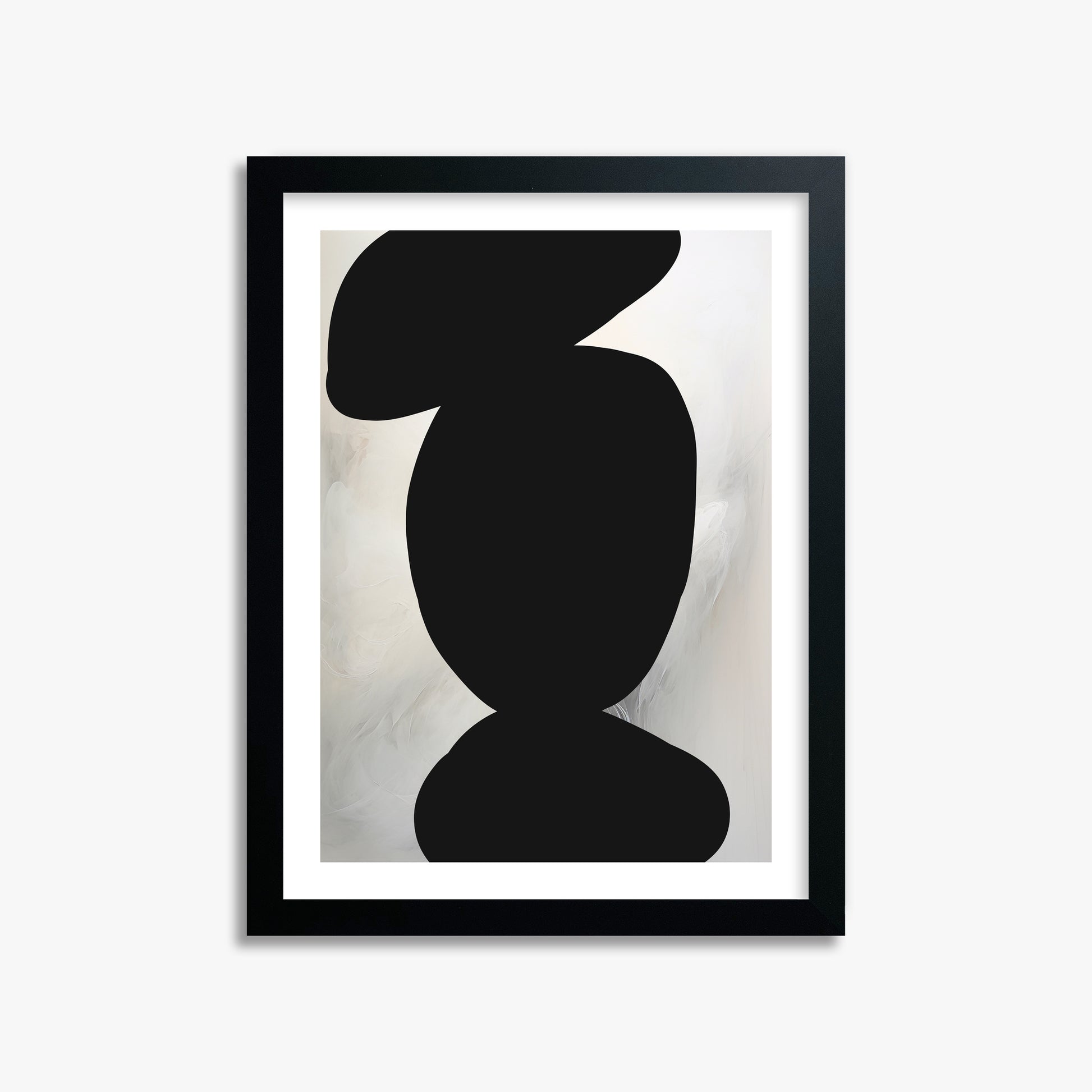 Silent Totem, 30x40cm Black Framed Art Reproduction