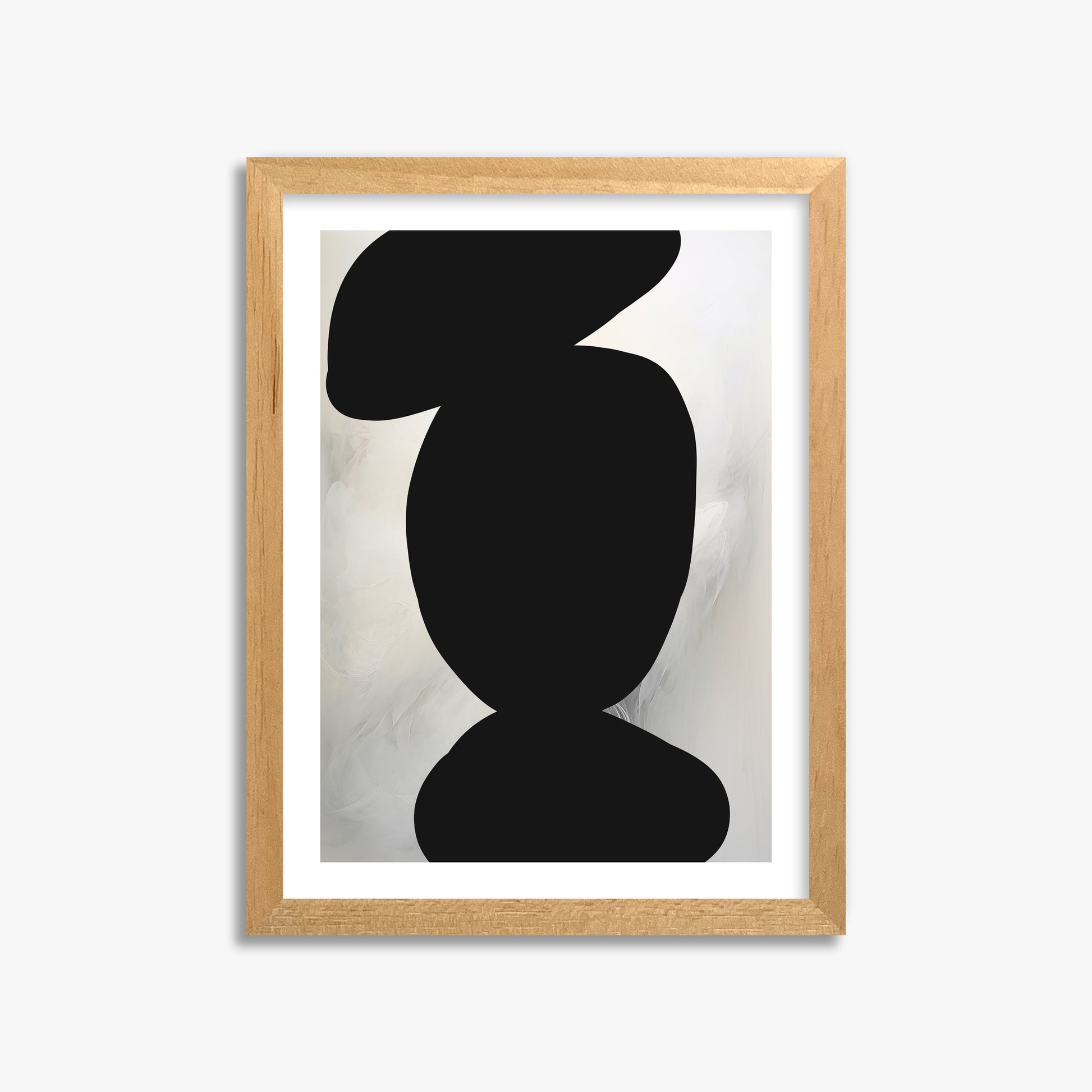 Silent Totem, 30x40cm Oak Framed Art Reproduction