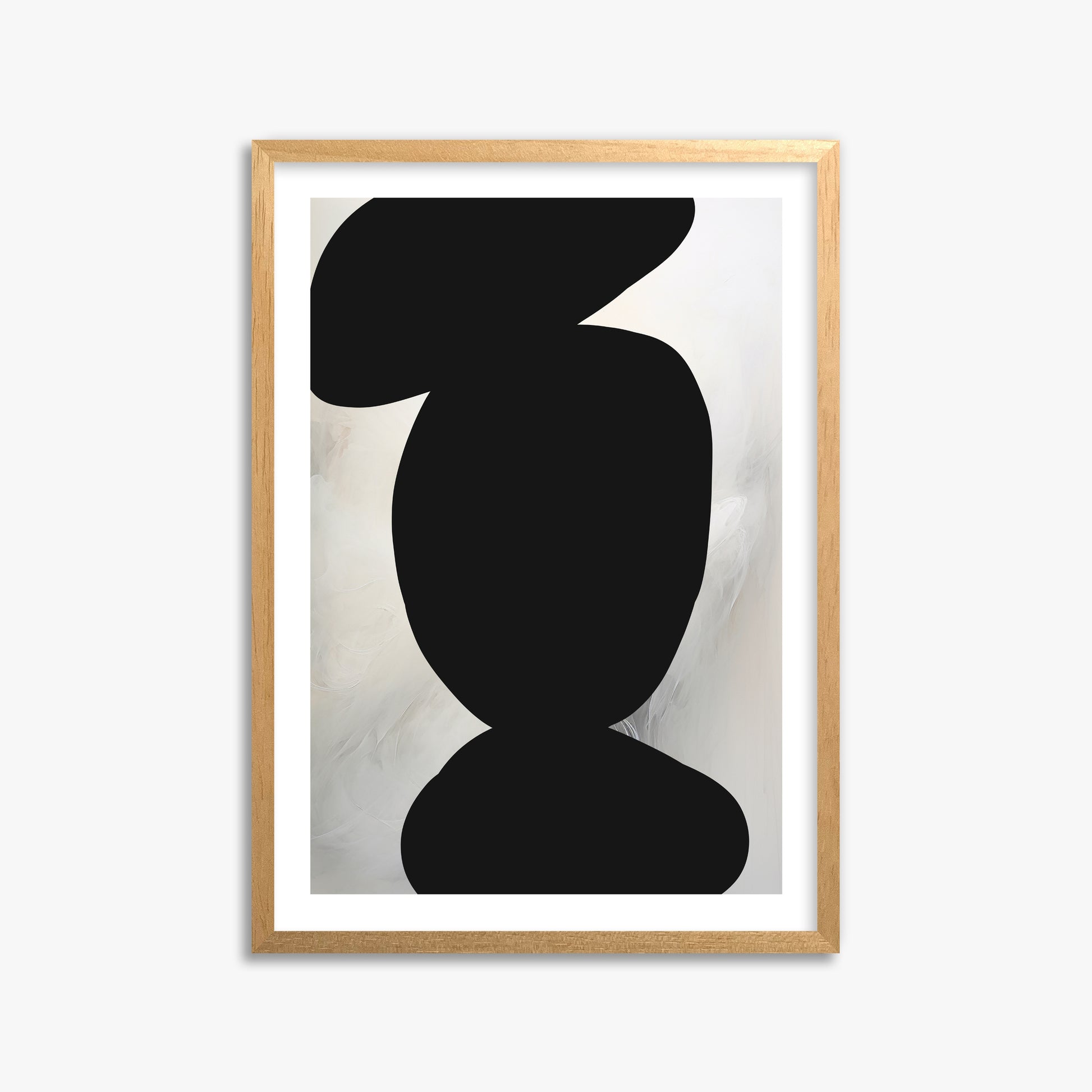 Silent Totem, 50x70cm Oak Framed Art Reproduction