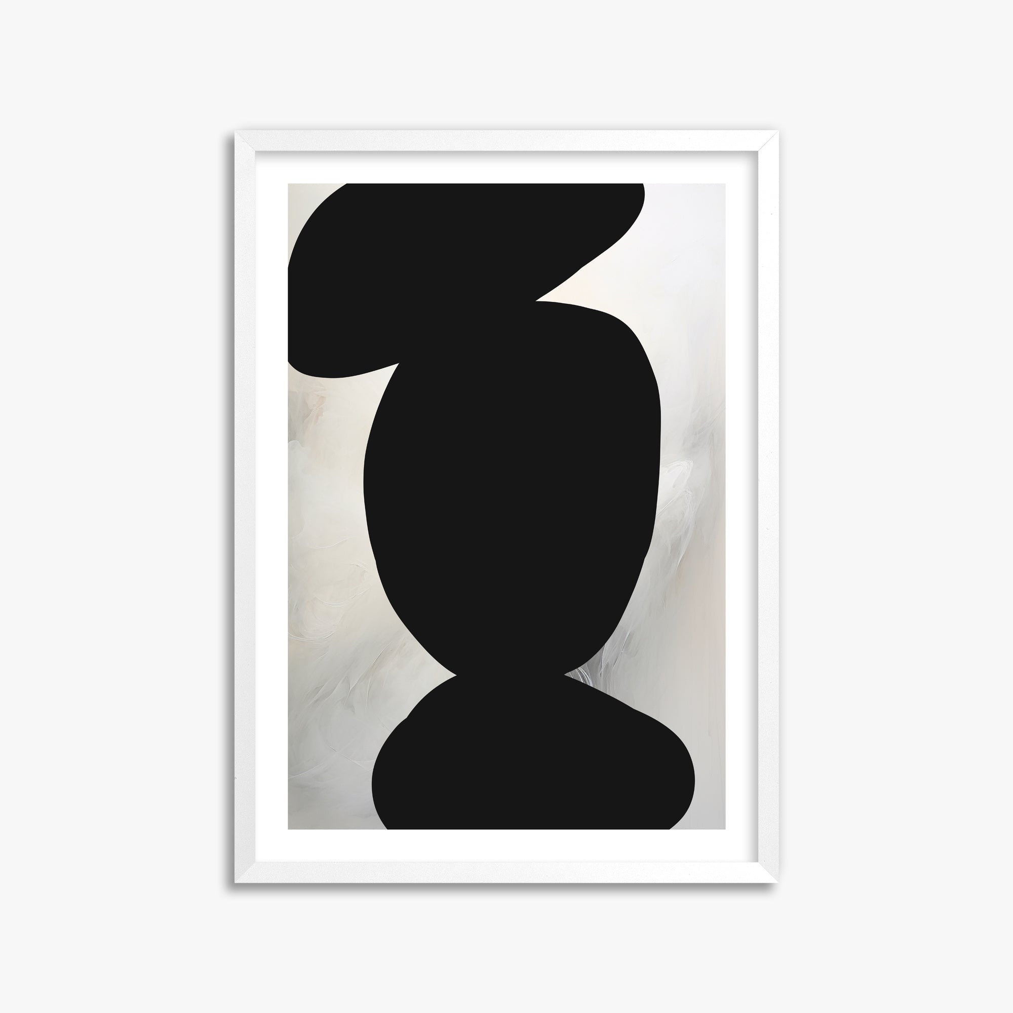 Silent Totem, 50x70cm Whitek Framed Art Reproduction
