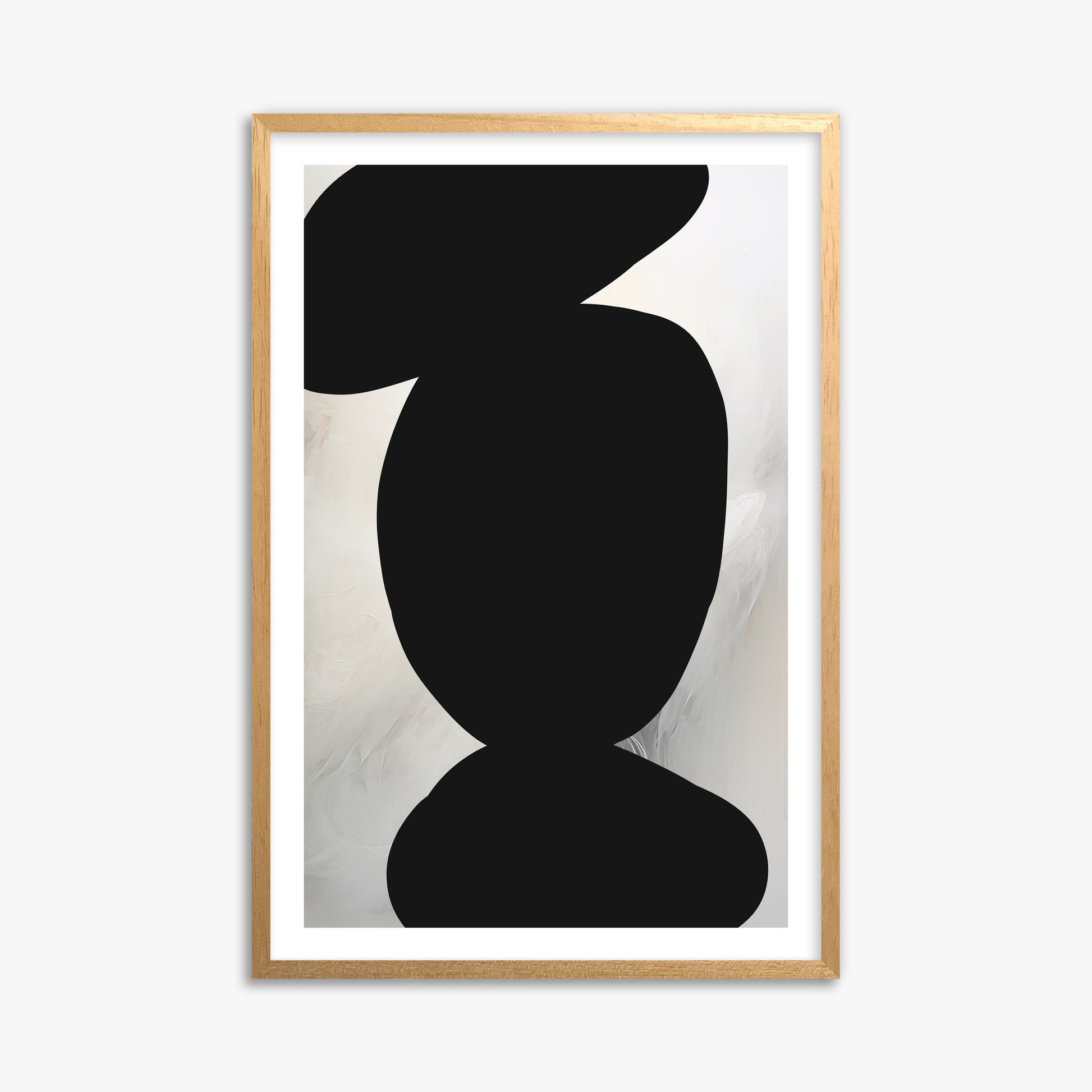 Silent Totem, 61x91cm Oak Framed Art Reproduction
