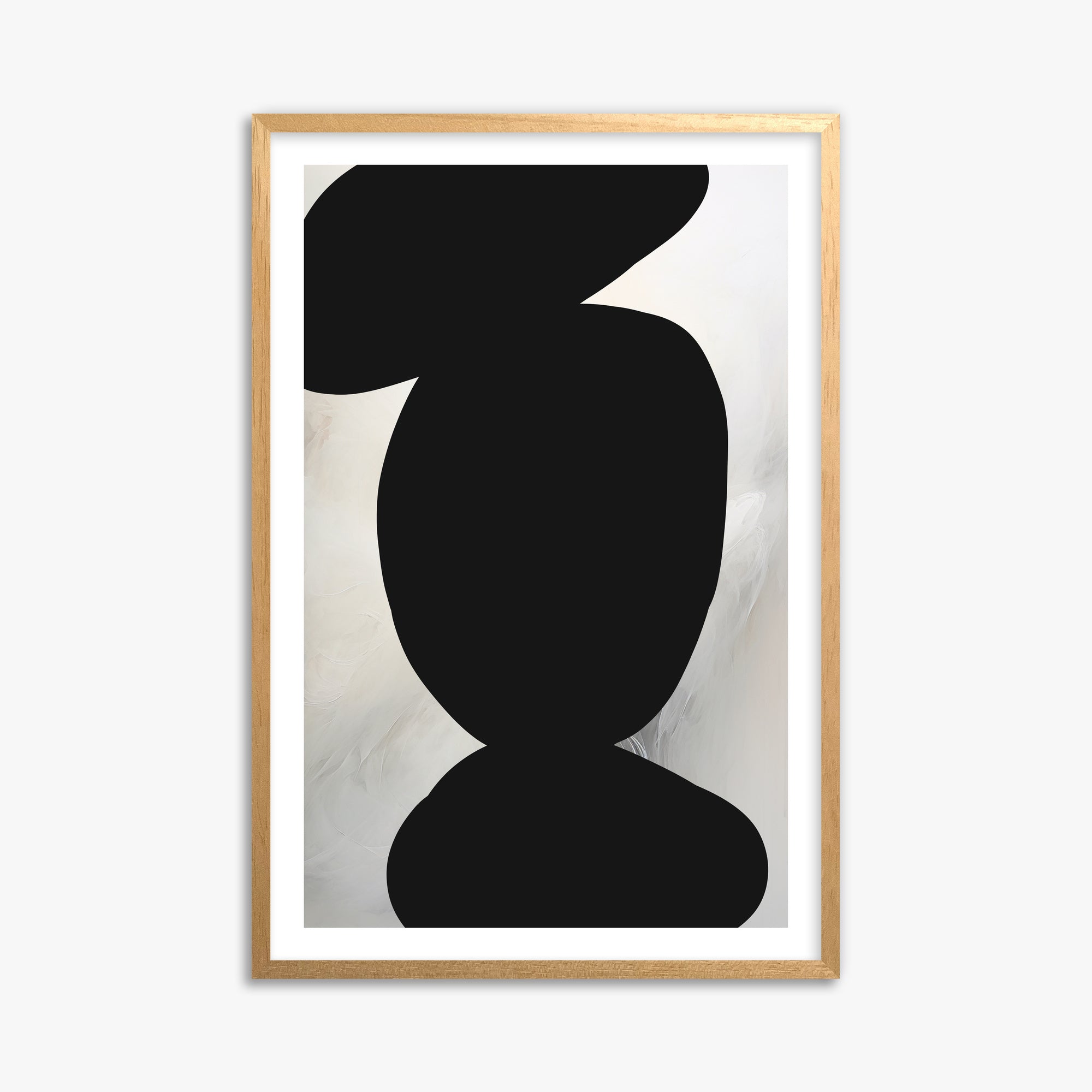 Silent Totem, 61x91cm Oak Framed Art Reproduction