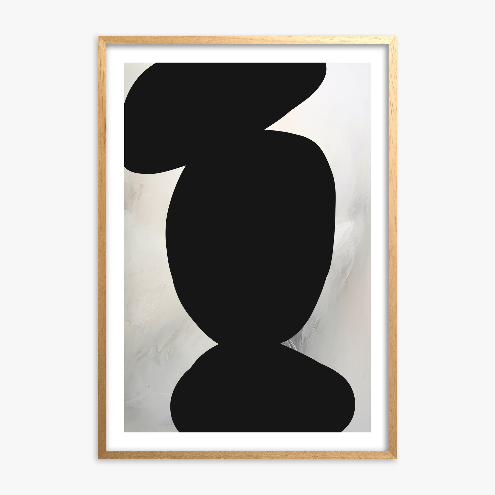 Silent Totem, 70x100cm Oak Framed Art Reproduction
