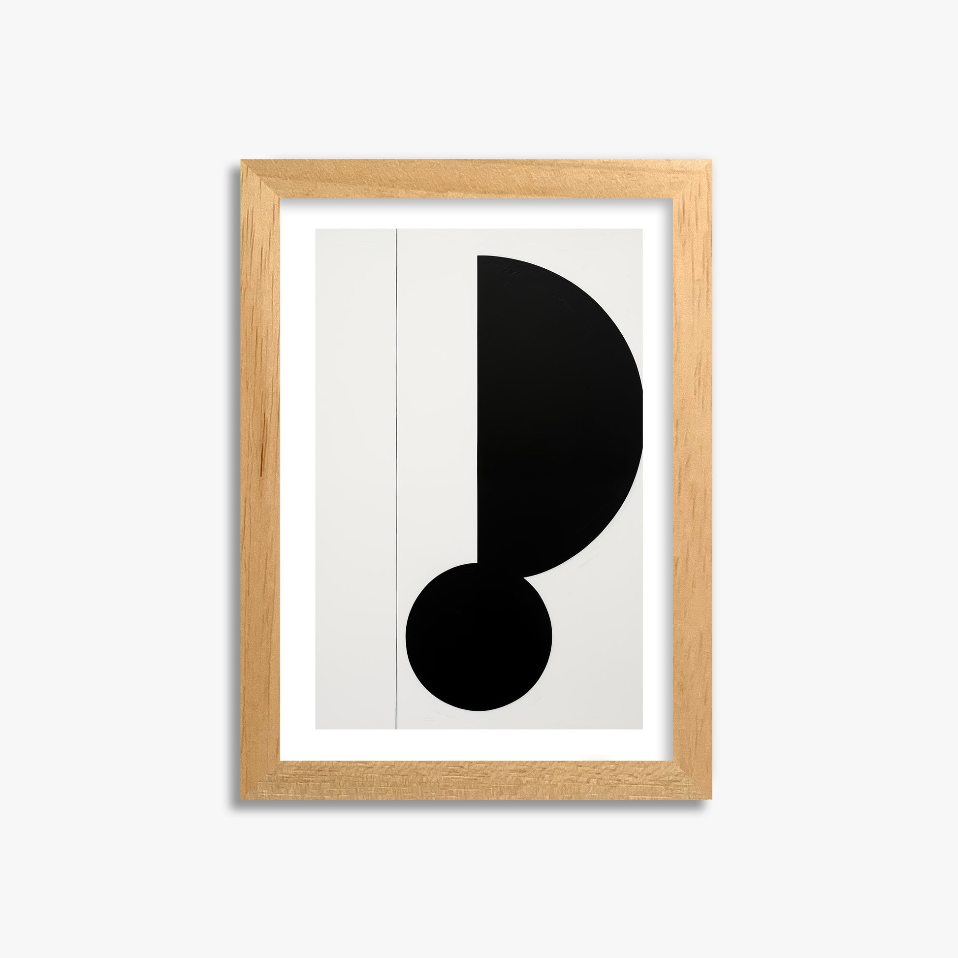 Rhythm in Silence, 21x30cm Oak Framed Art Reproduction
