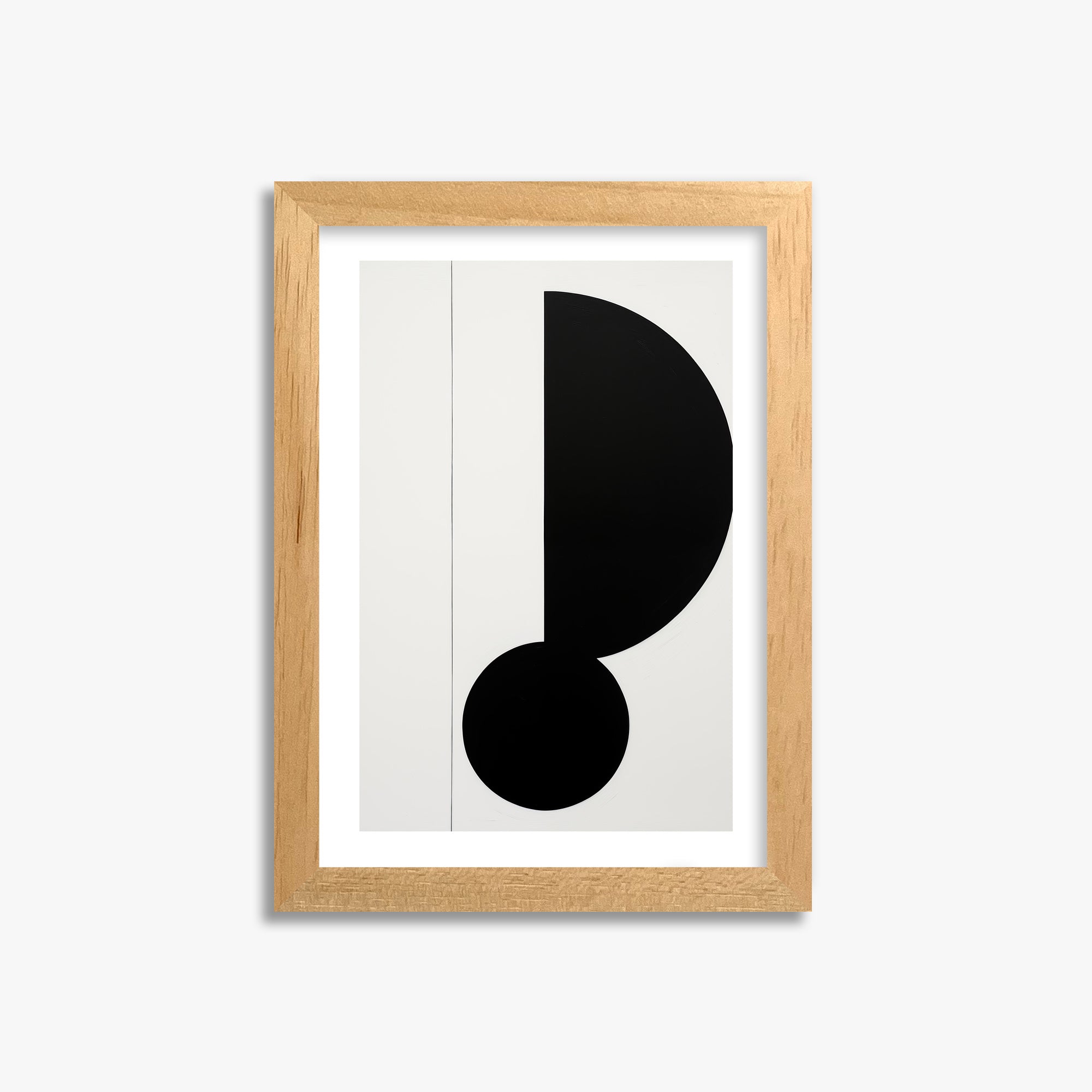 Rhythm in Silence, 21x30cm Oak Framed Art Reproduction