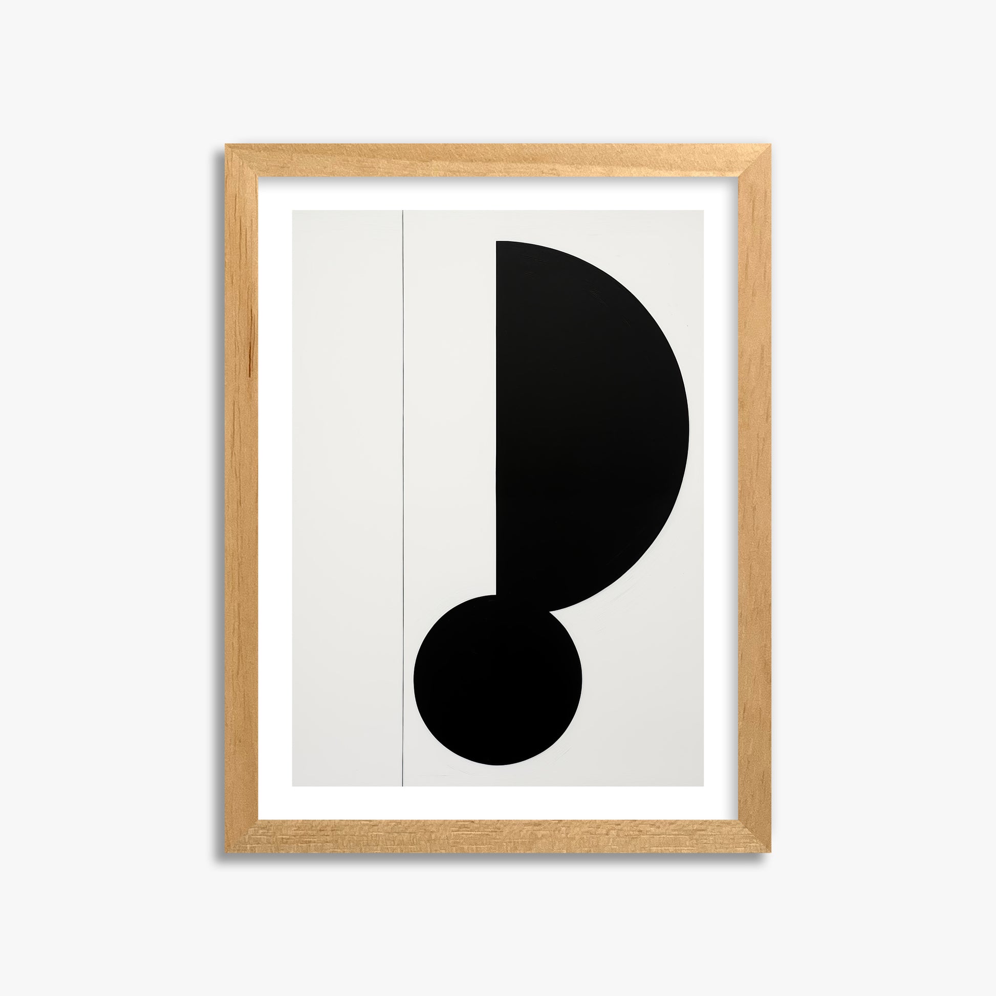 Rhythm in Silence, 30x40cm Oak Framed Art Reproduction