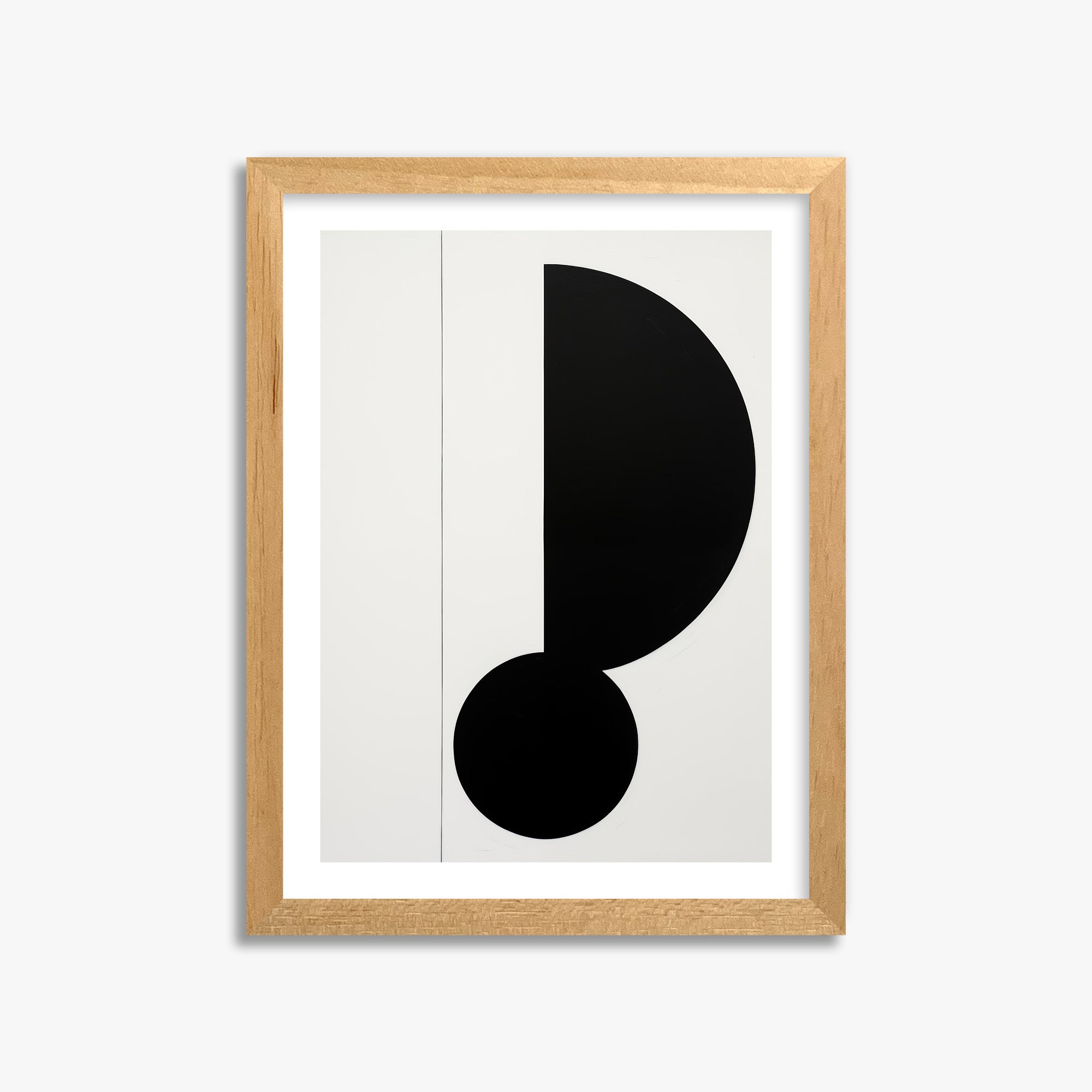 Rhythm in Silence, 30x40cm Oak Framed Art Reproduction
