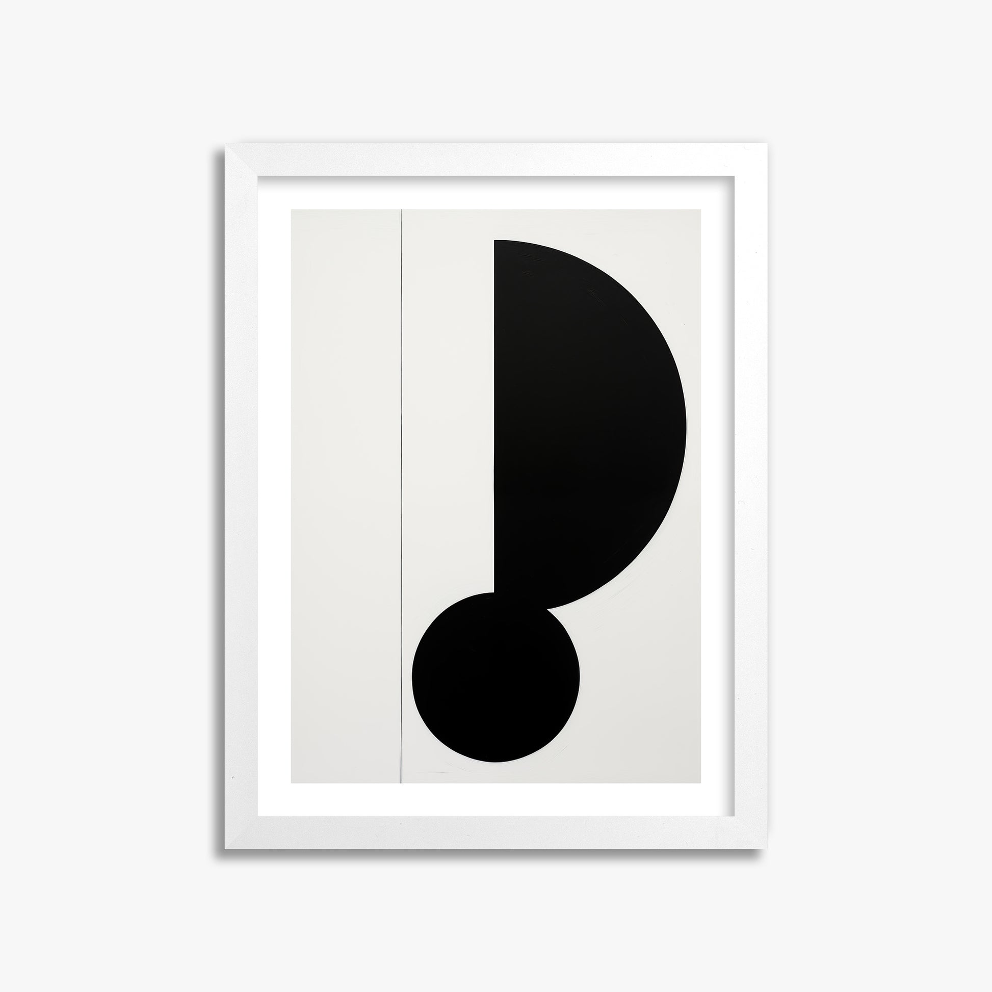 Rhythm in Silence, 30x40cm Whitek Framed Art Reproduction