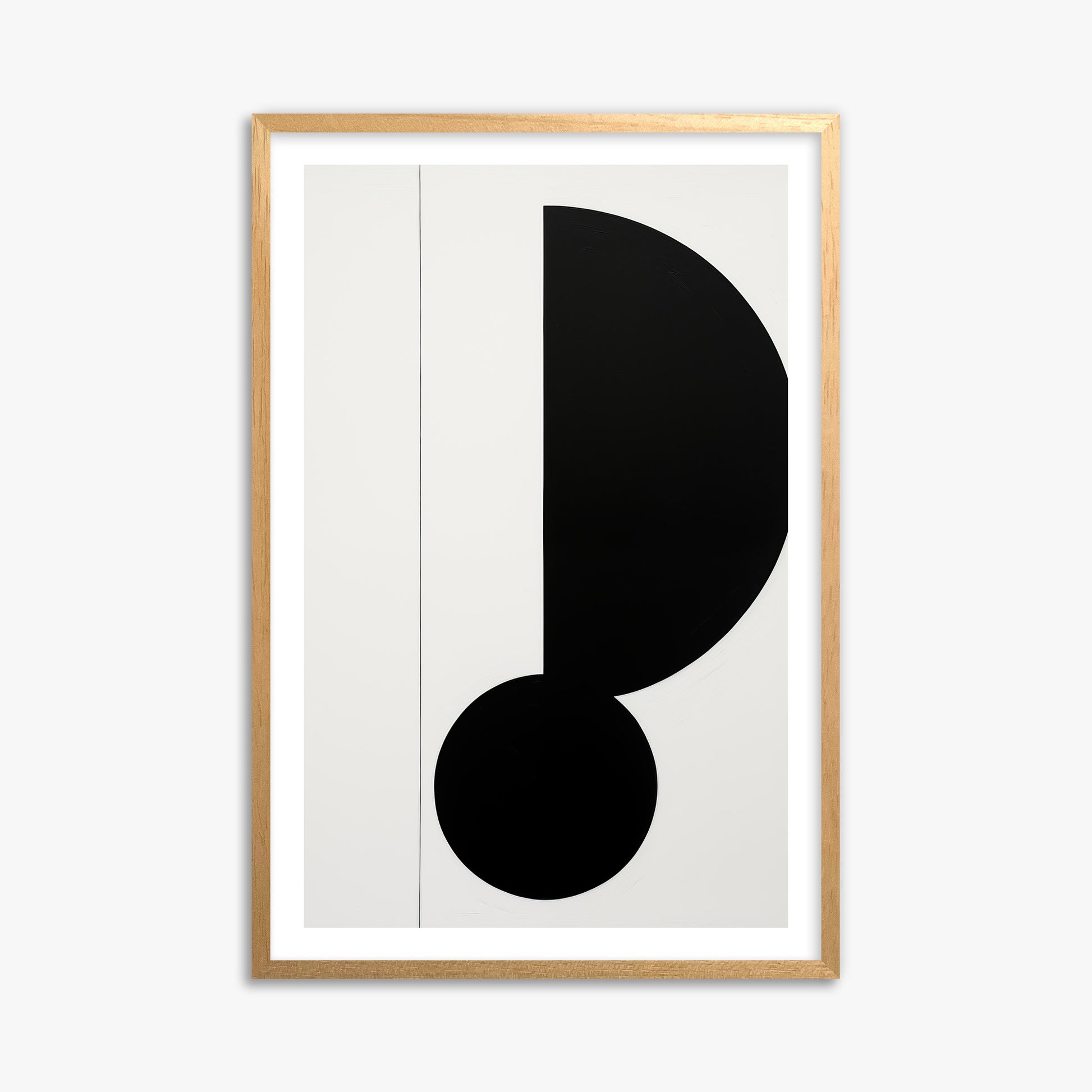 Rhythm in Silence, 61x91cm Oak Framed Art Reproduction