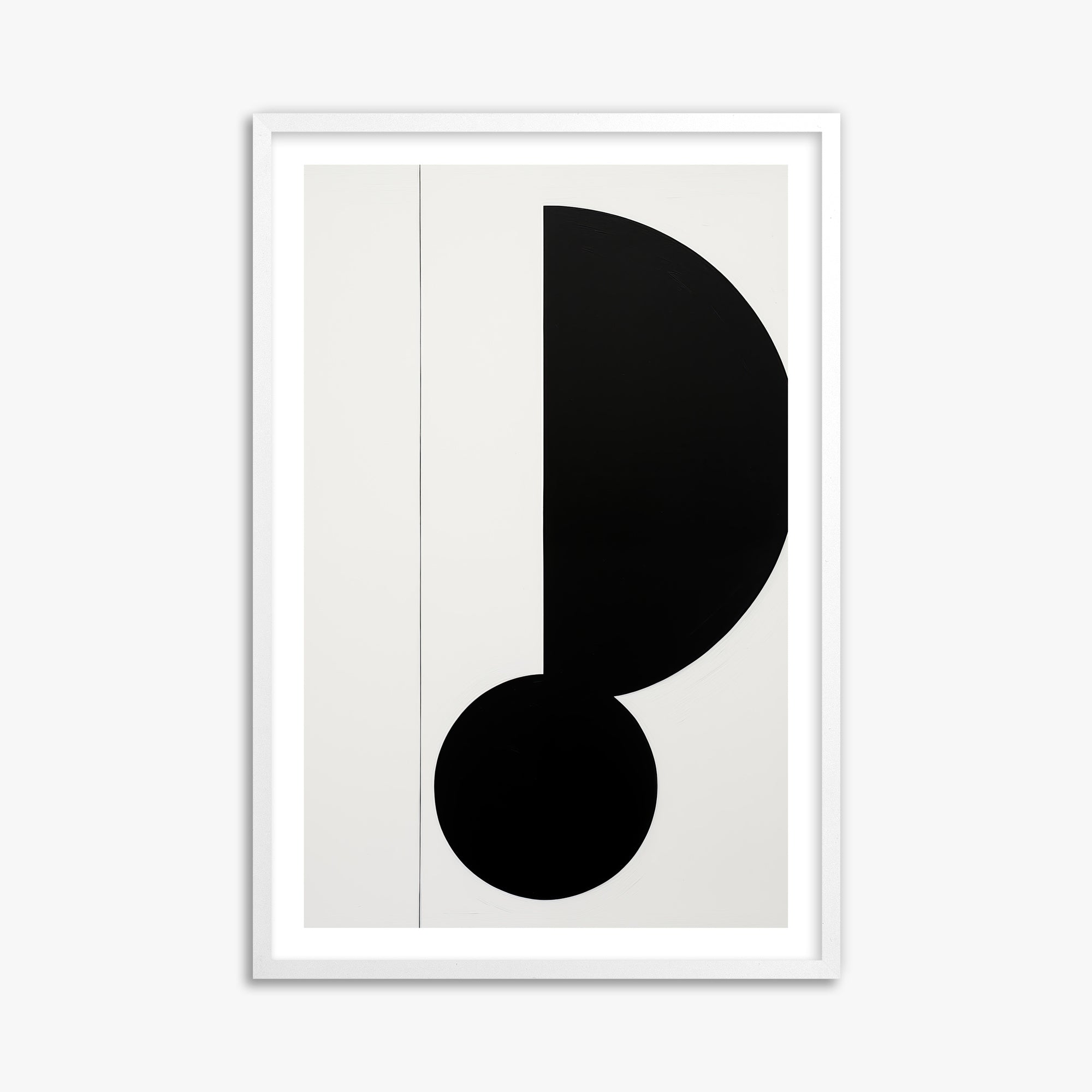Rhythm in Silence, 61x91cm Whitek Framed Art Reproduction