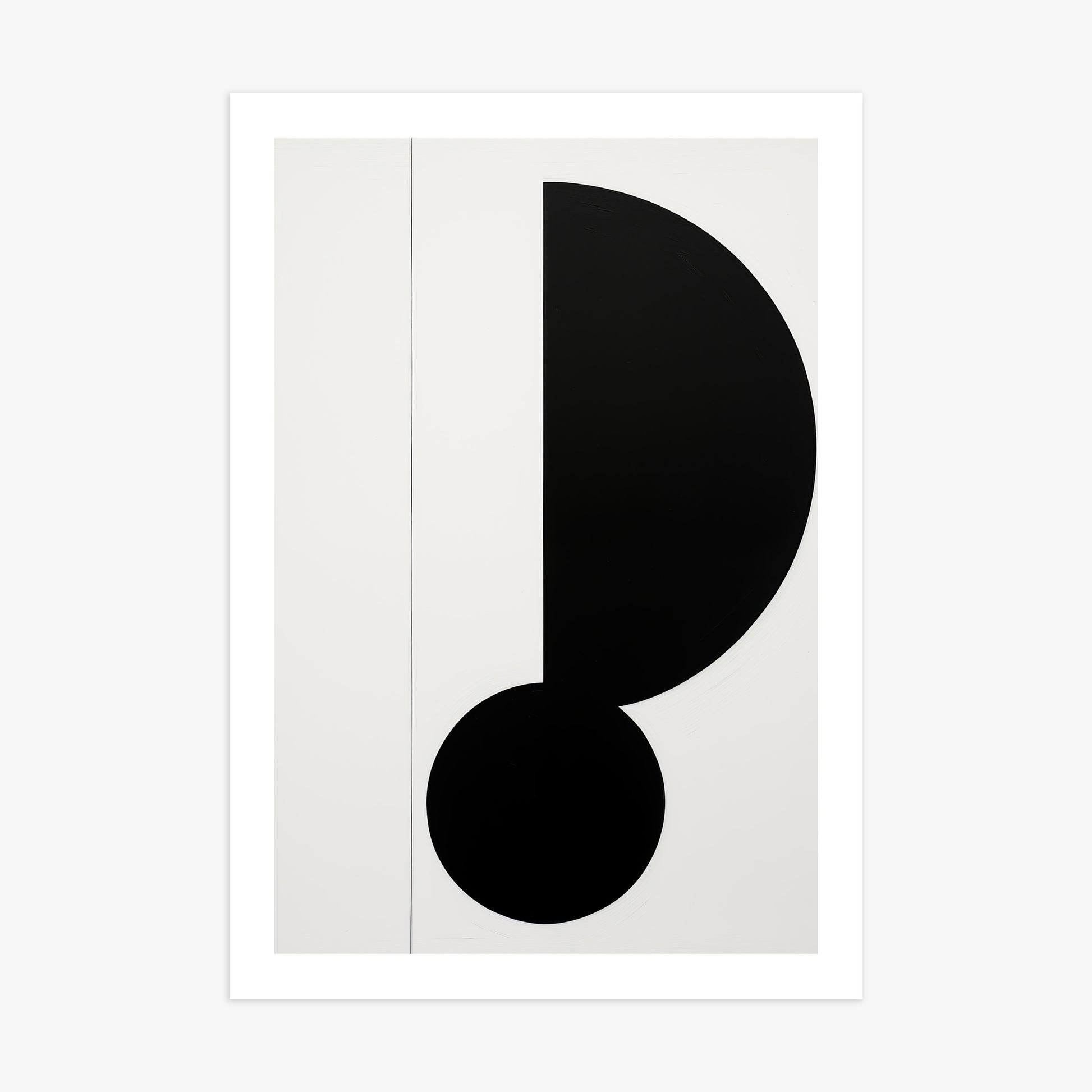 Rhythm in Silence, 70x100cm Printed Poster