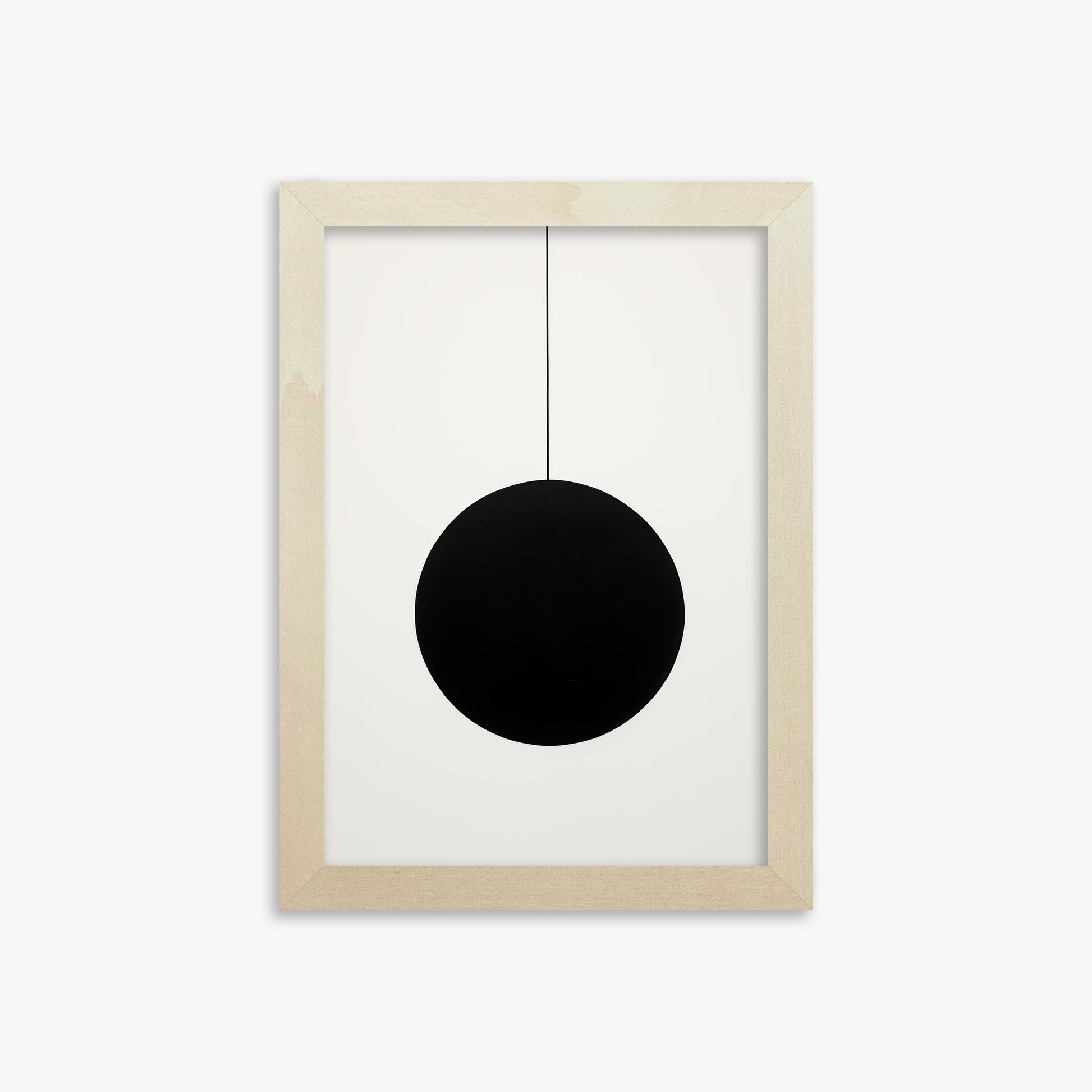 Midnight Pendulum, 21x30cm Framed Art Reproduction With Lime Wood Frame