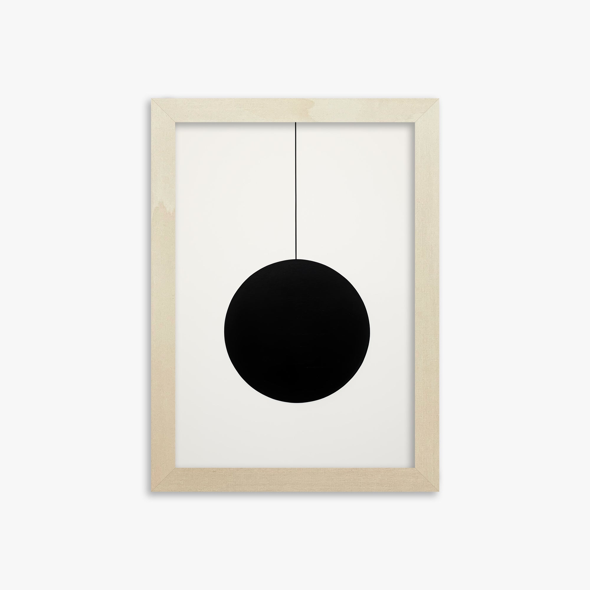 Midnight Pendulum, 21x30cm Framed Art Reproduction With Lime Wood Frame