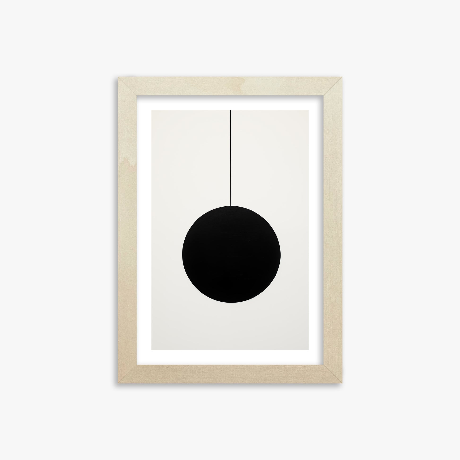 Midnight Pendulum, 21x30cm Framed Art Reproduction With Lime Wood Frame