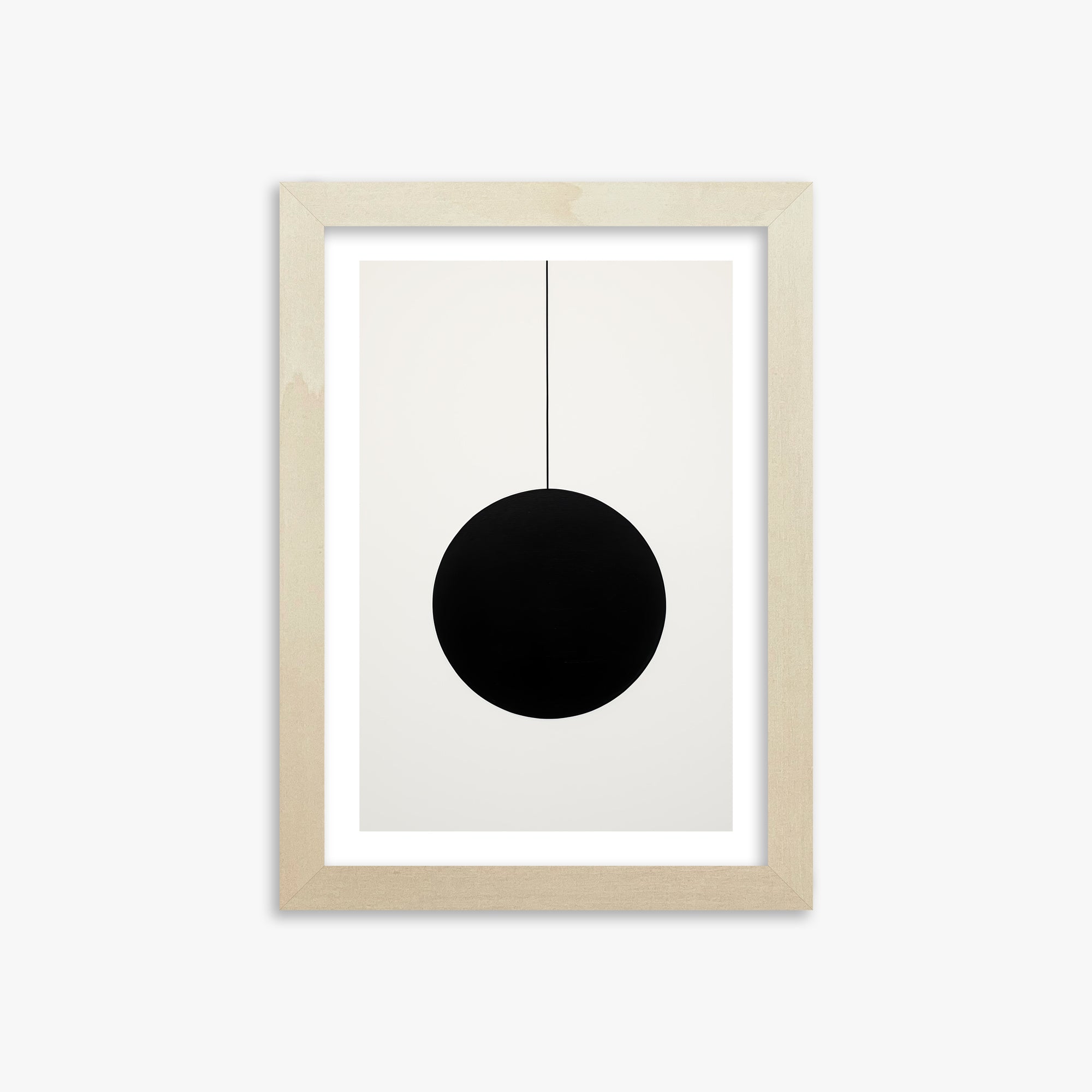 Midnight Pendulum, 21x30cm Framed Art Reproduction With Lime Wood Frame