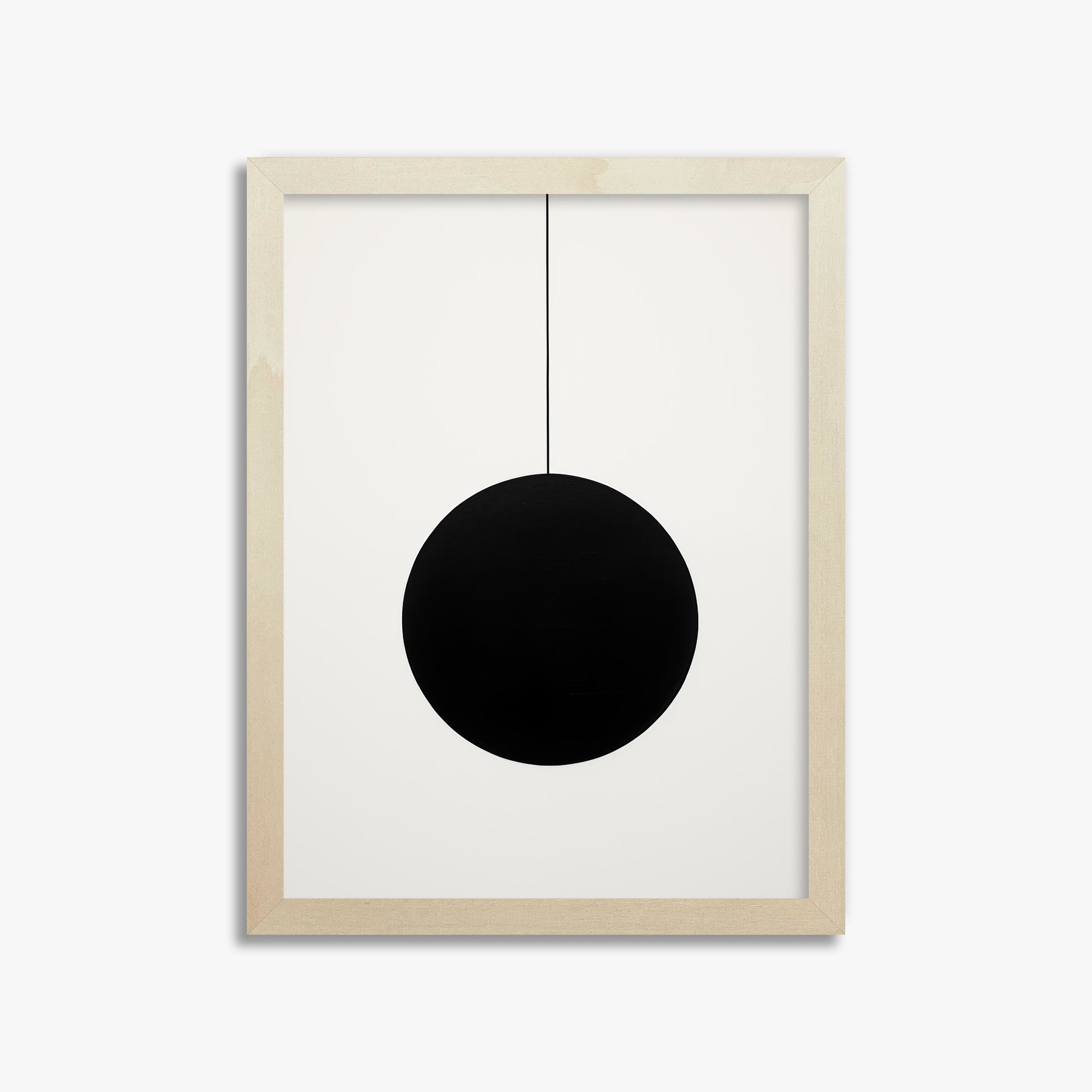 Midnight Pendulum, 30x40cm Framed Art Reproduction With Lime Wood Frame