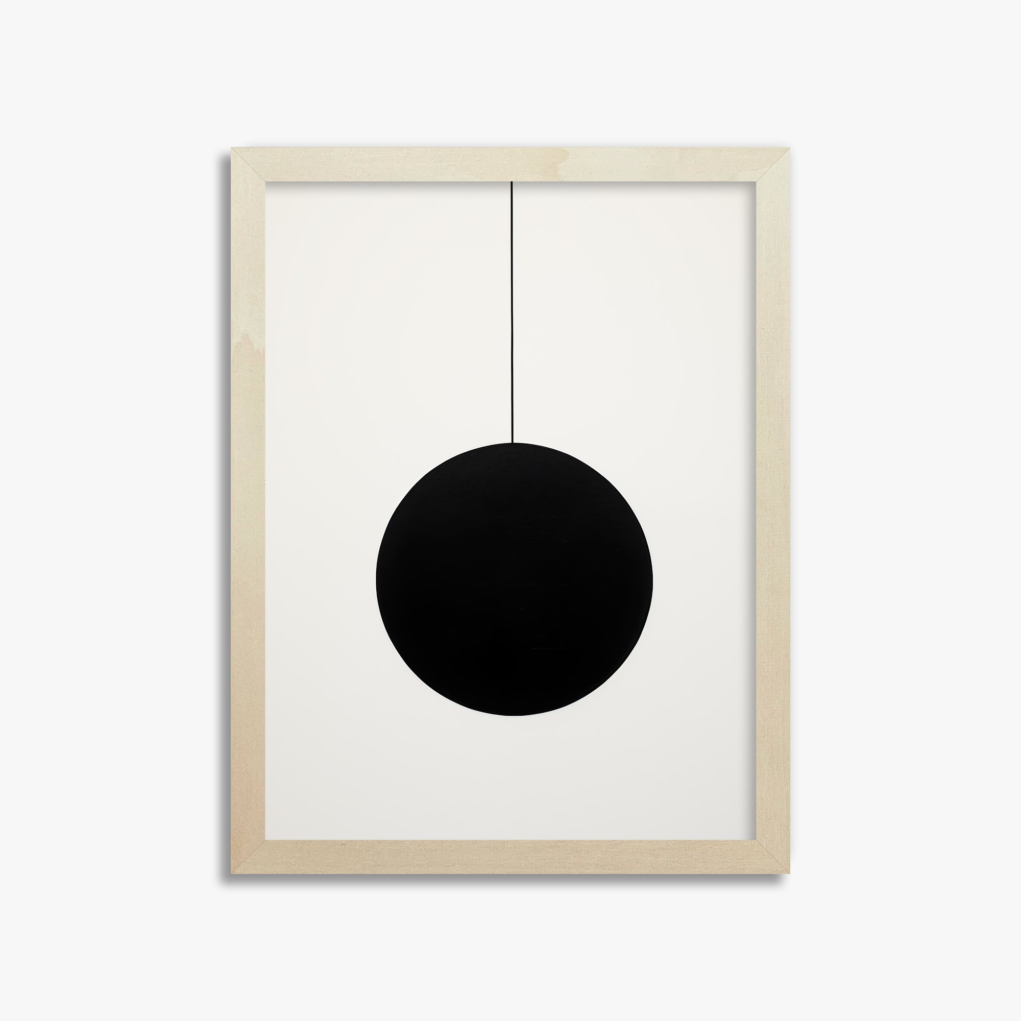 Midnight Pendulum, 30x40cm Framed Art Reproduction With Lime Wood Frame