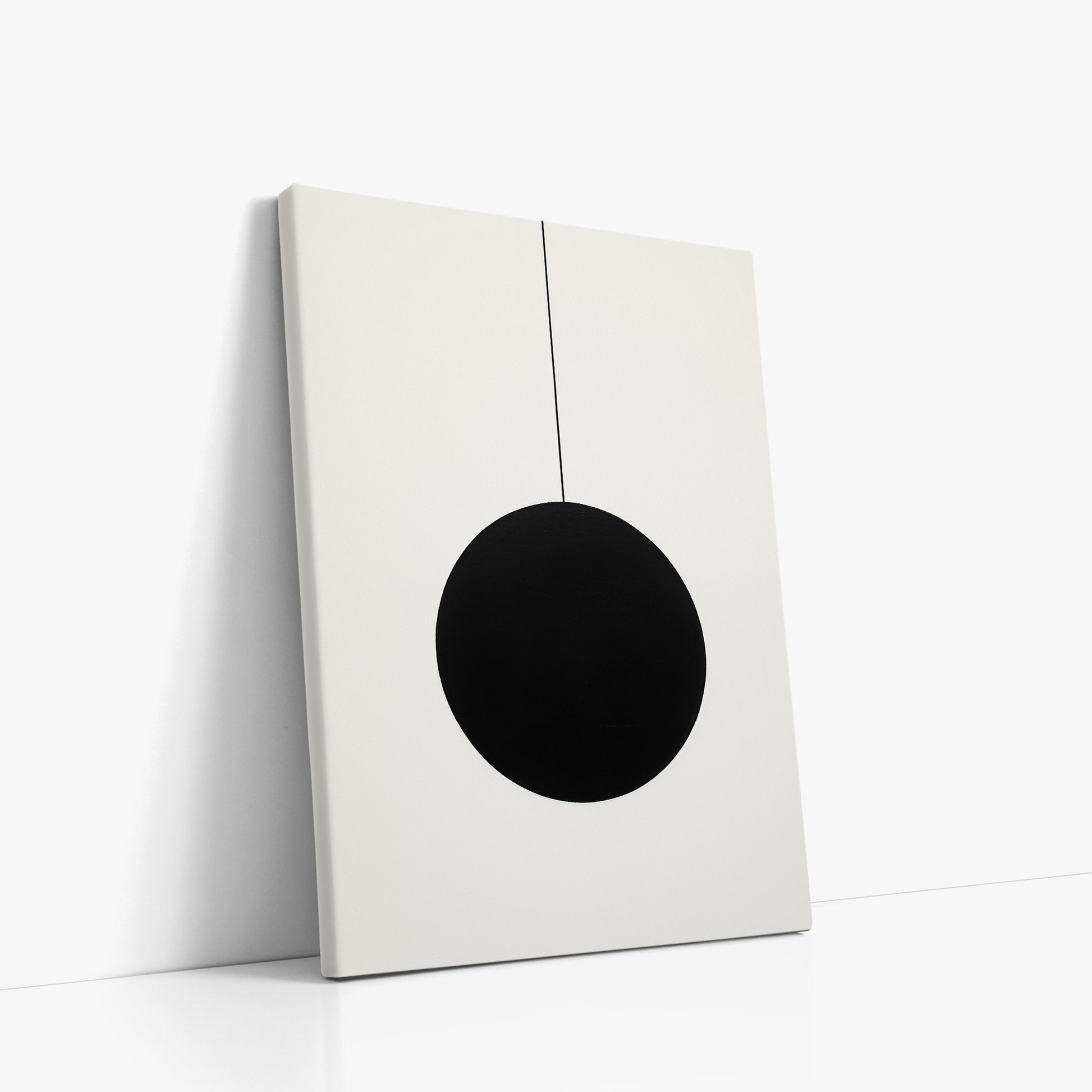 Midnight Pendulum, 50x70cm Satin Canvas Art Reproduction Left Angle