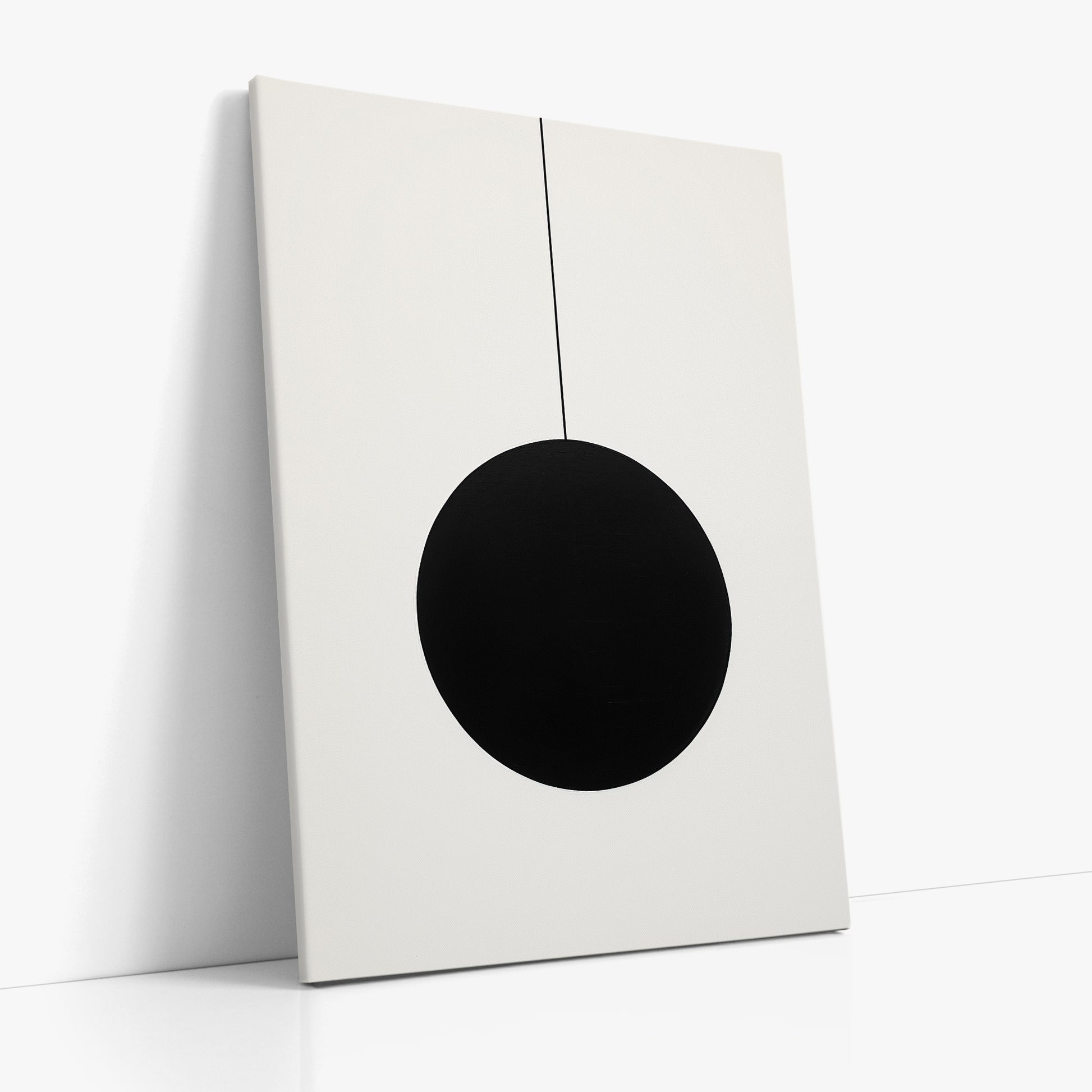 Midnight Pendulum, 70x100cm Satin Canvas Art Reproduction Left Angle