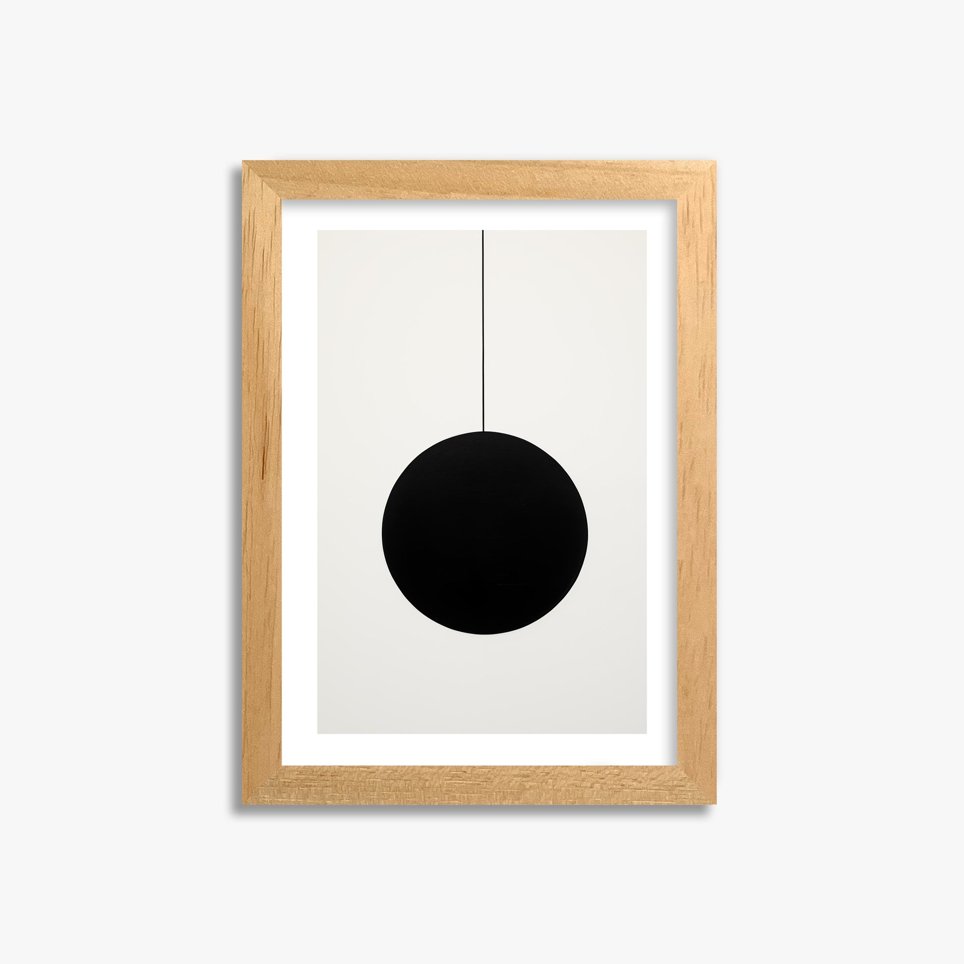 Midnight Pendulum, 21x30cm Oak Framed Art Reproduction