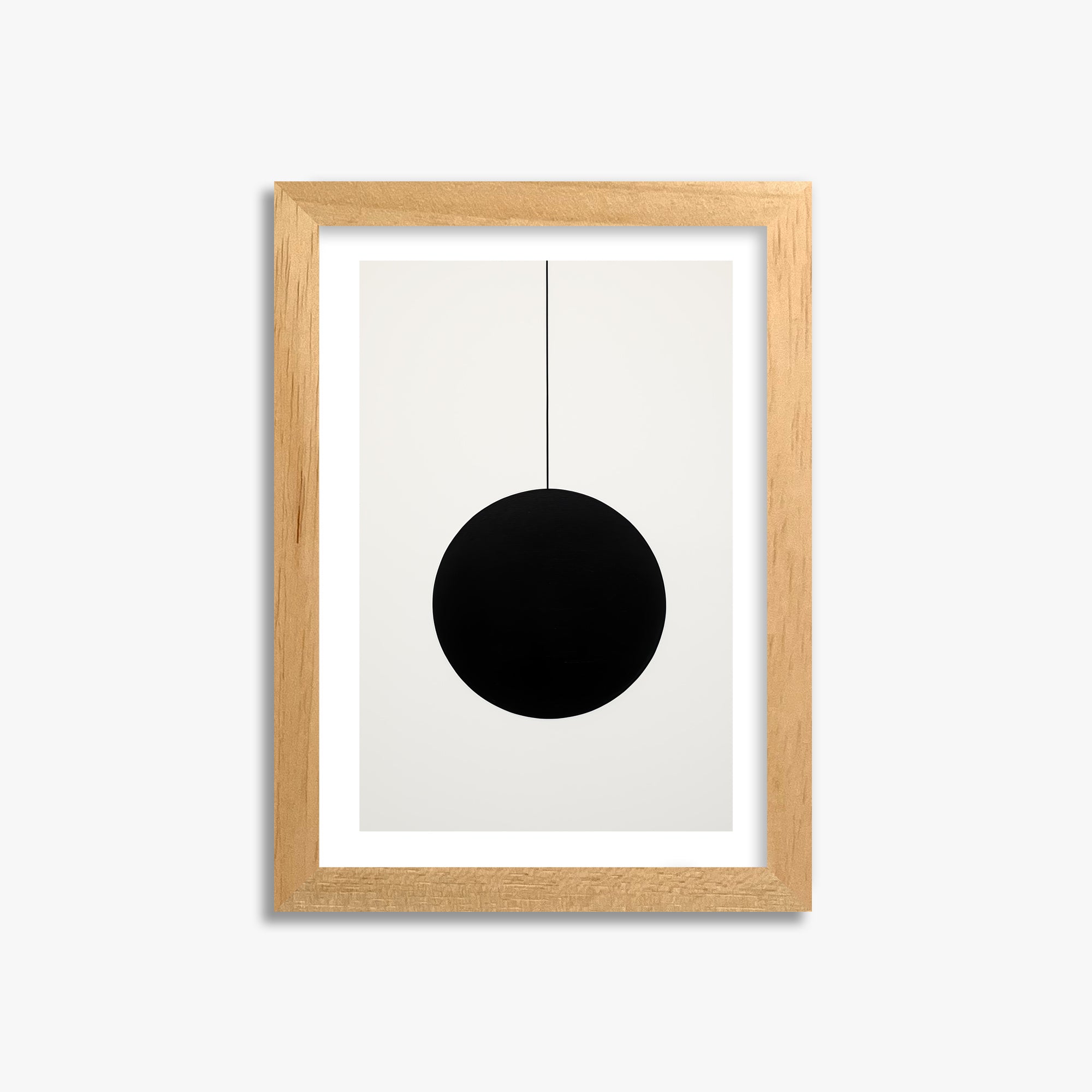Midnight Pendulum, 21x30cm Oak Framed Art Reproduction