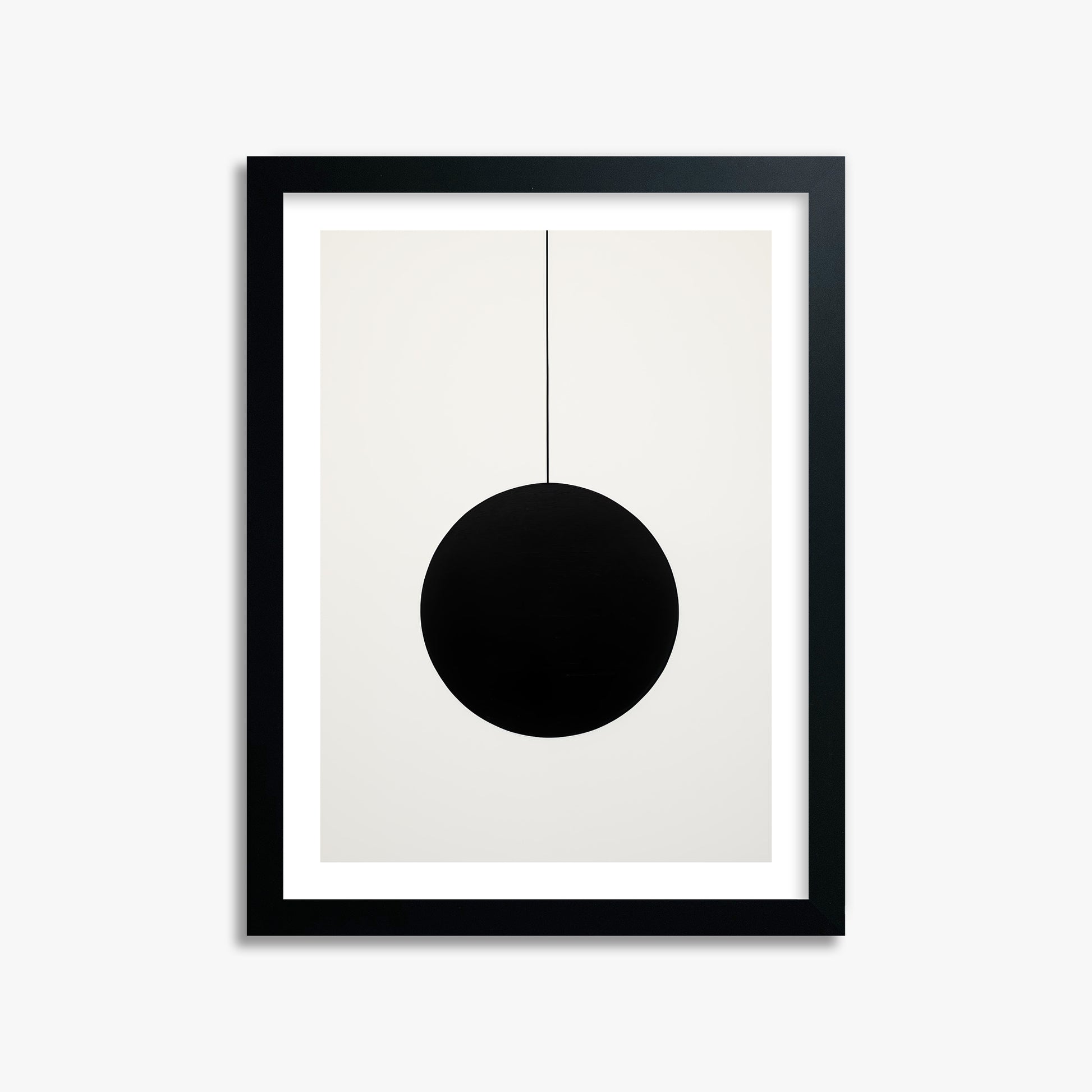 Midnight Pendulum, 30x40cm Black Framed Art Reproduction