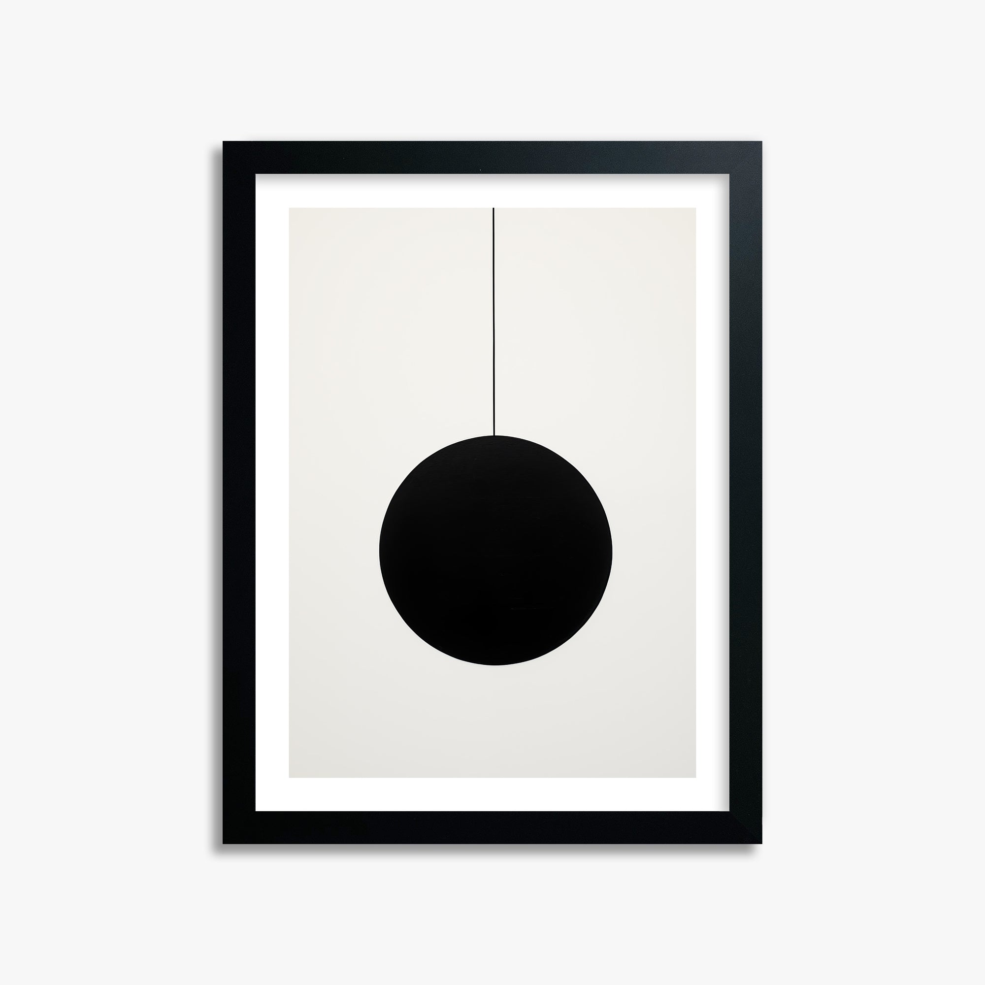Midnight Pendulum, 30x40cm Black Framed Art Reproduction