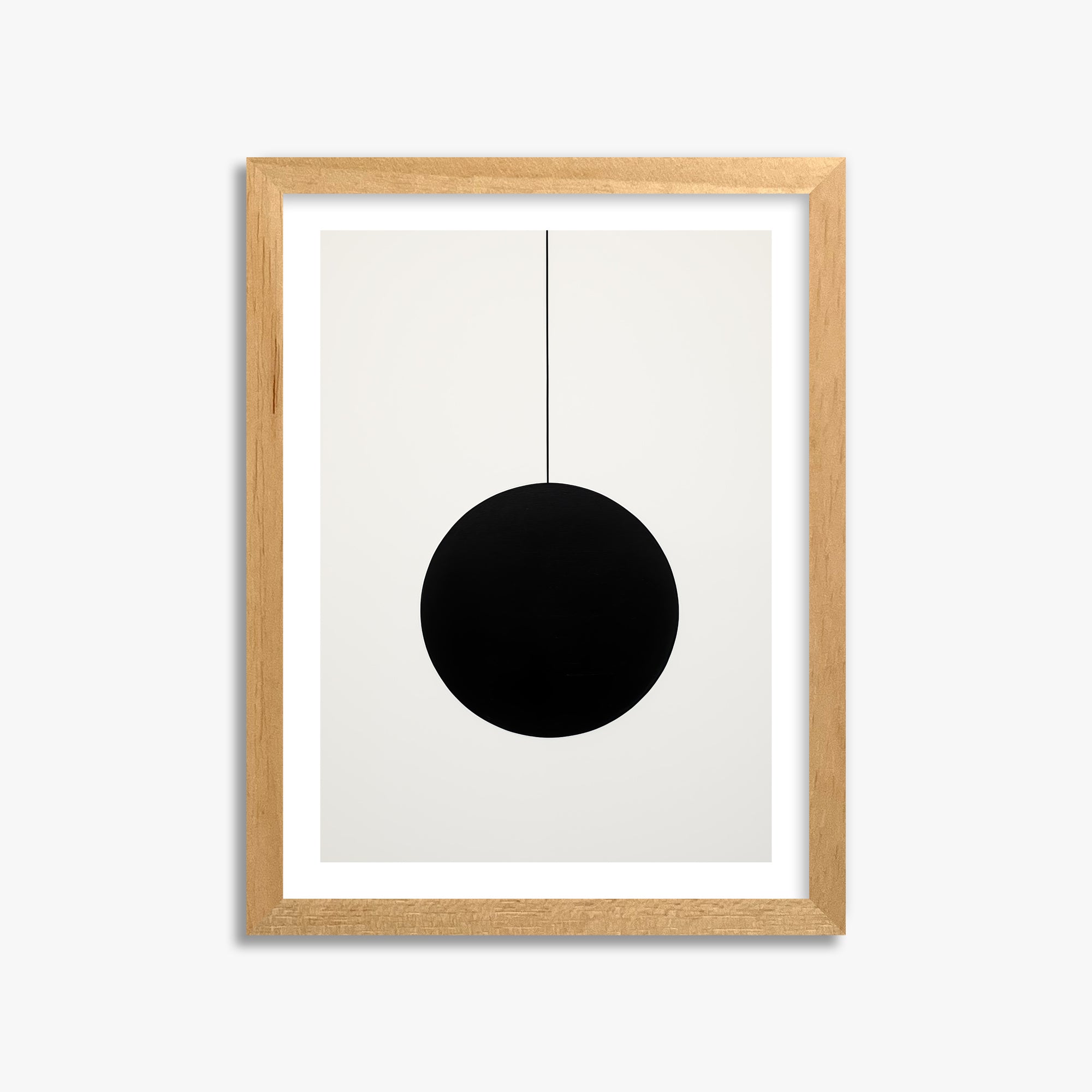 Midnight Pendulum, 30x40cm Oak Framed Art Reproduction
