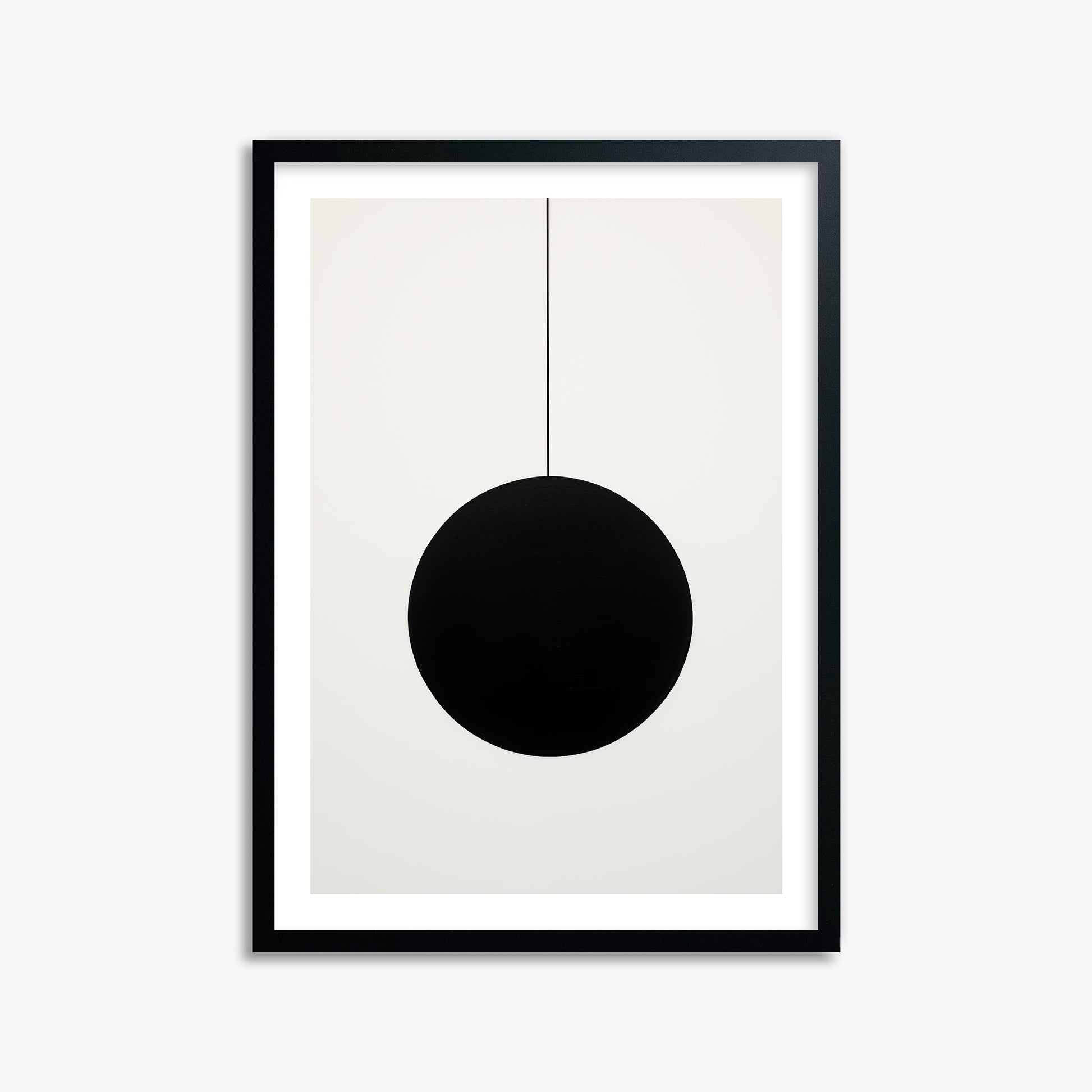 Midnight Pendulum, 50x70cm Black Framed Art Reproduction