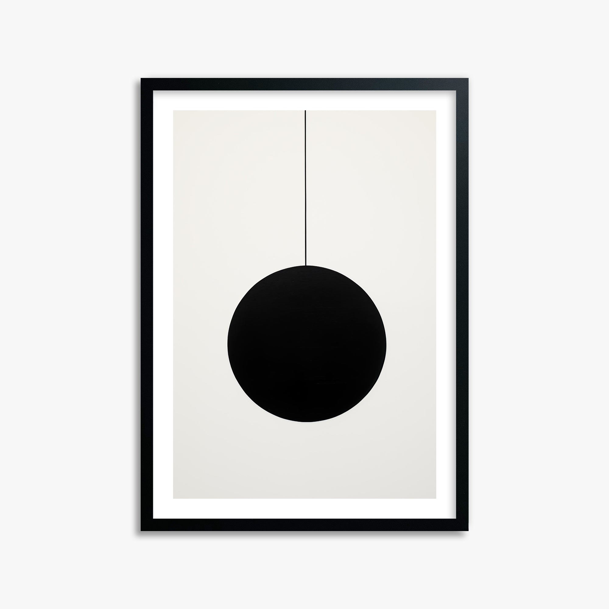 Midnight Pendulum, 50x70cm Black Framed Art Reproduction