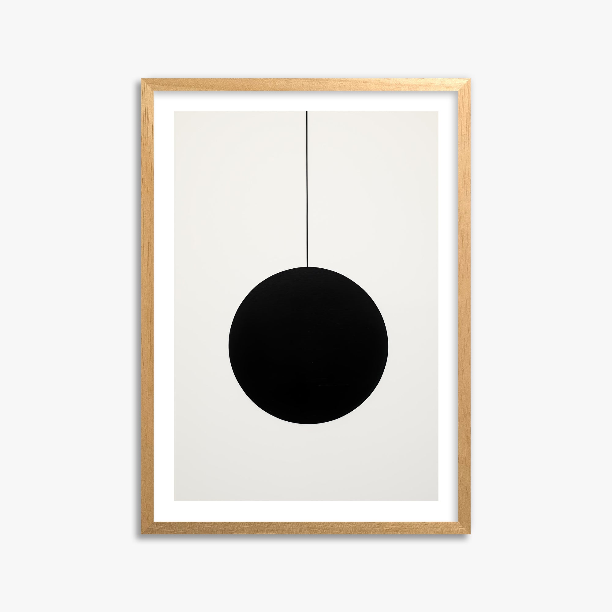 Midnight Pendulum, 50x70cm Oak Framed Art Reproduction