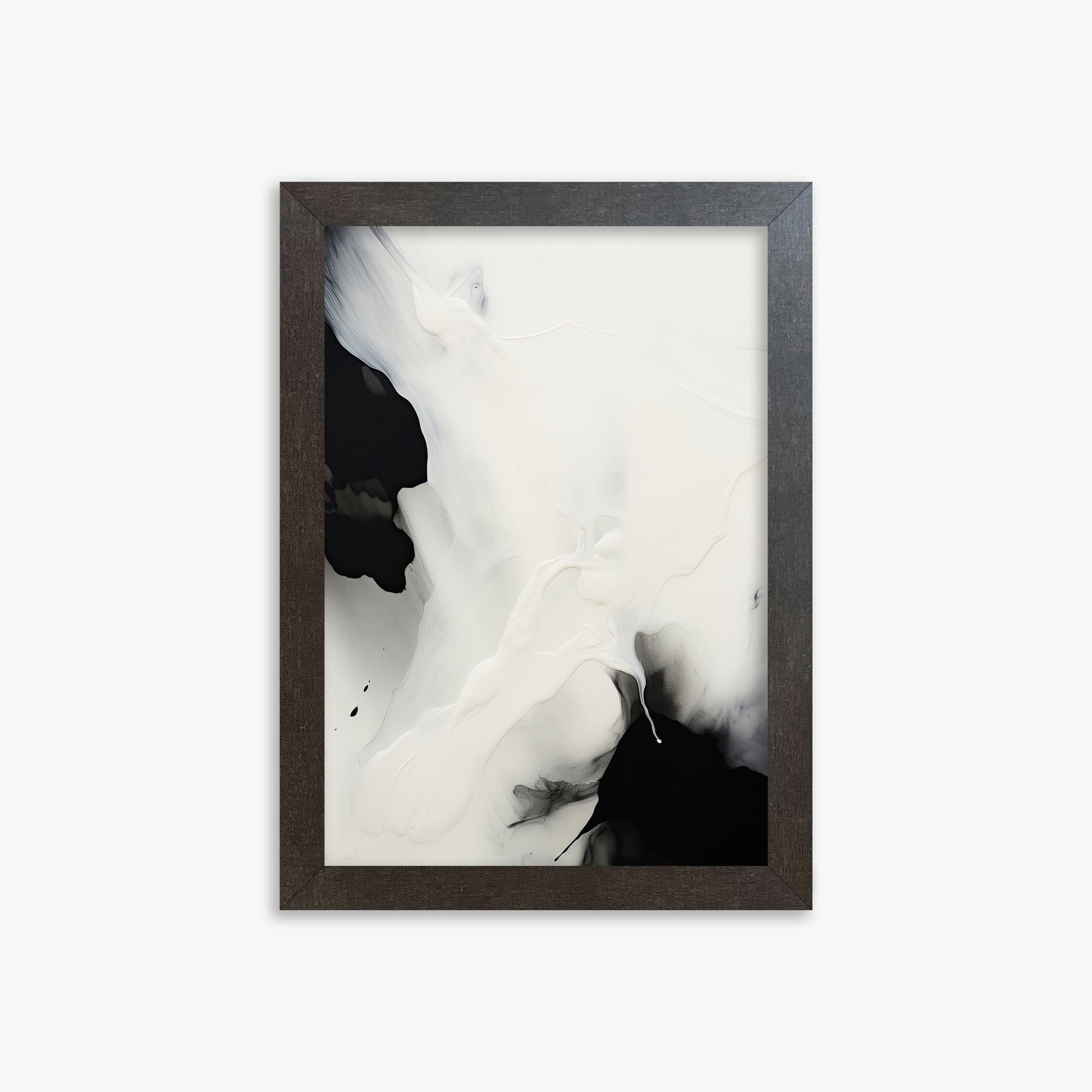 Whispered Shadows, 21x30cm Framed Art Reproduction With Espresso Frame