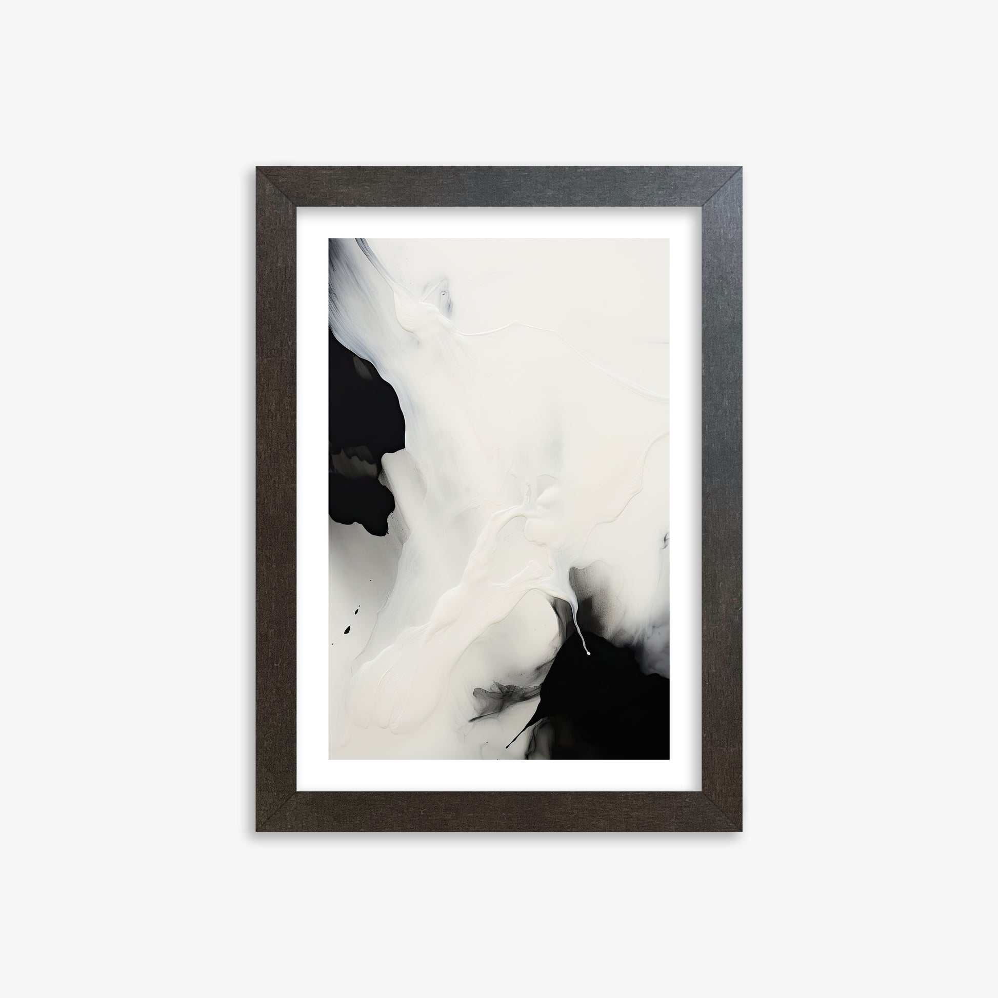 Whispered Shadows, 21x30cm Framed Art Reproduction With Espresso Frame