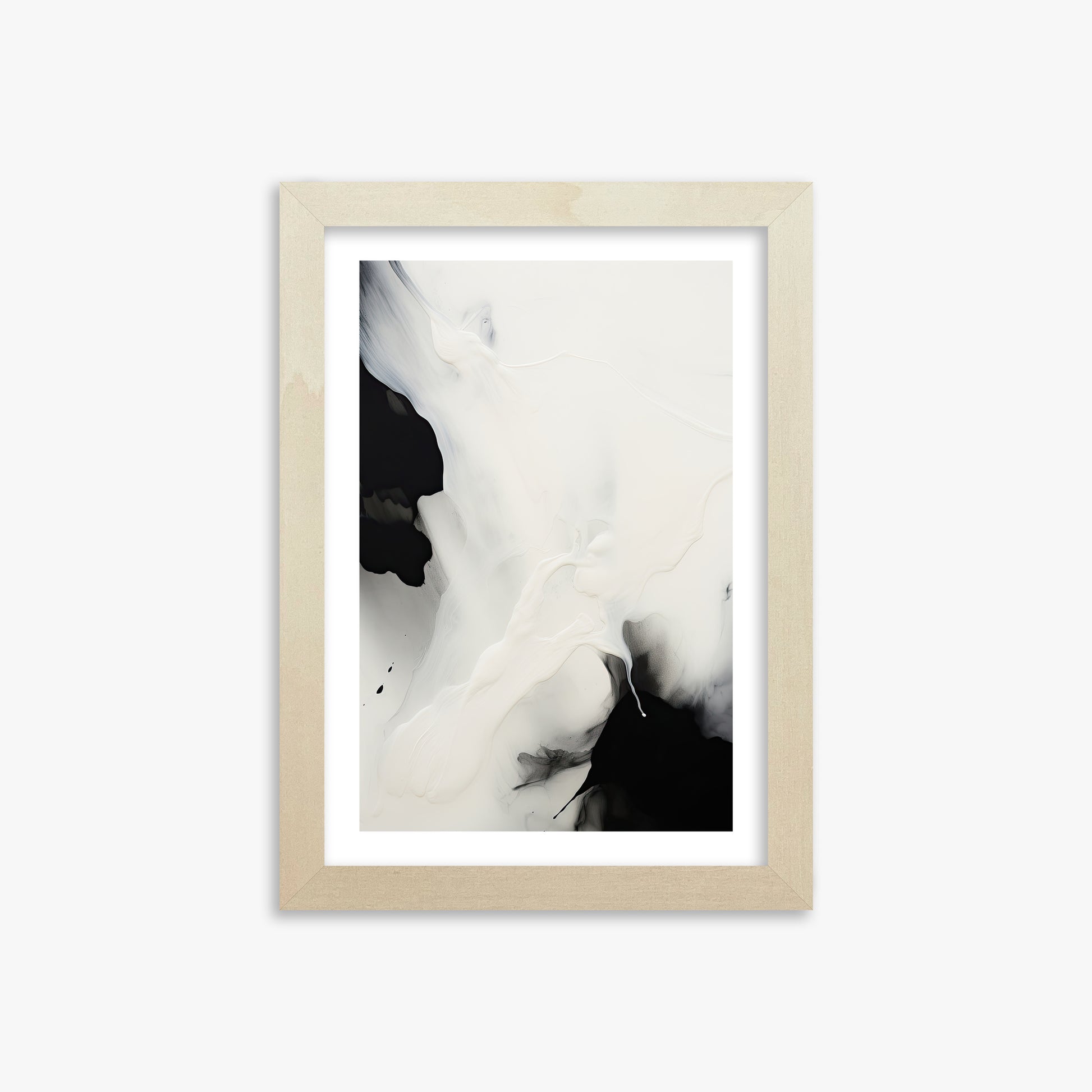 Whispered Shadows, 21x30cm Framed Art Reproduction With Lime Wood Frame