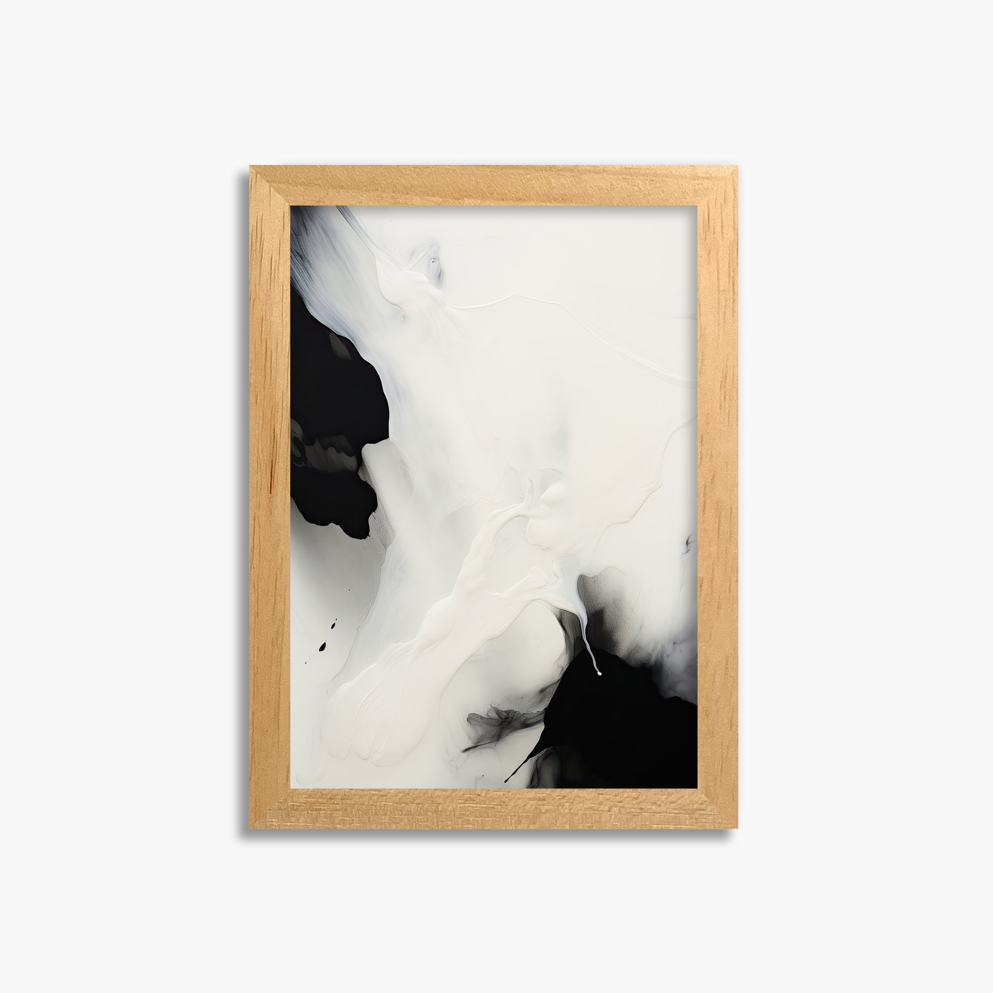 Whispered Shadows, 21x30cm Framed Poster With Oak Frame