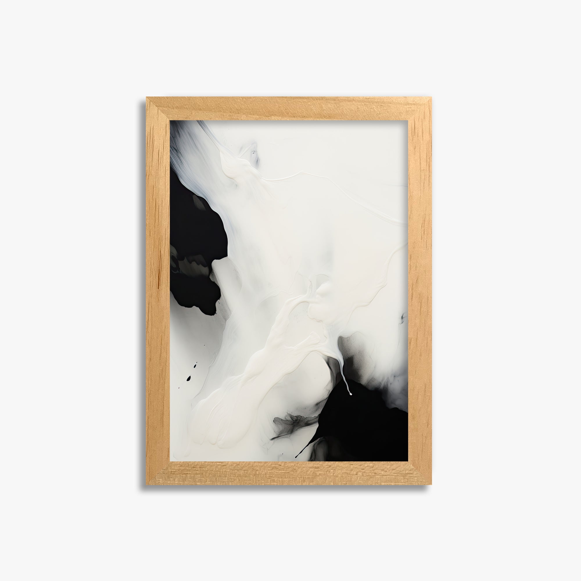 Whispered Shadows, 21x30cm Framed Poster With Oak Frame