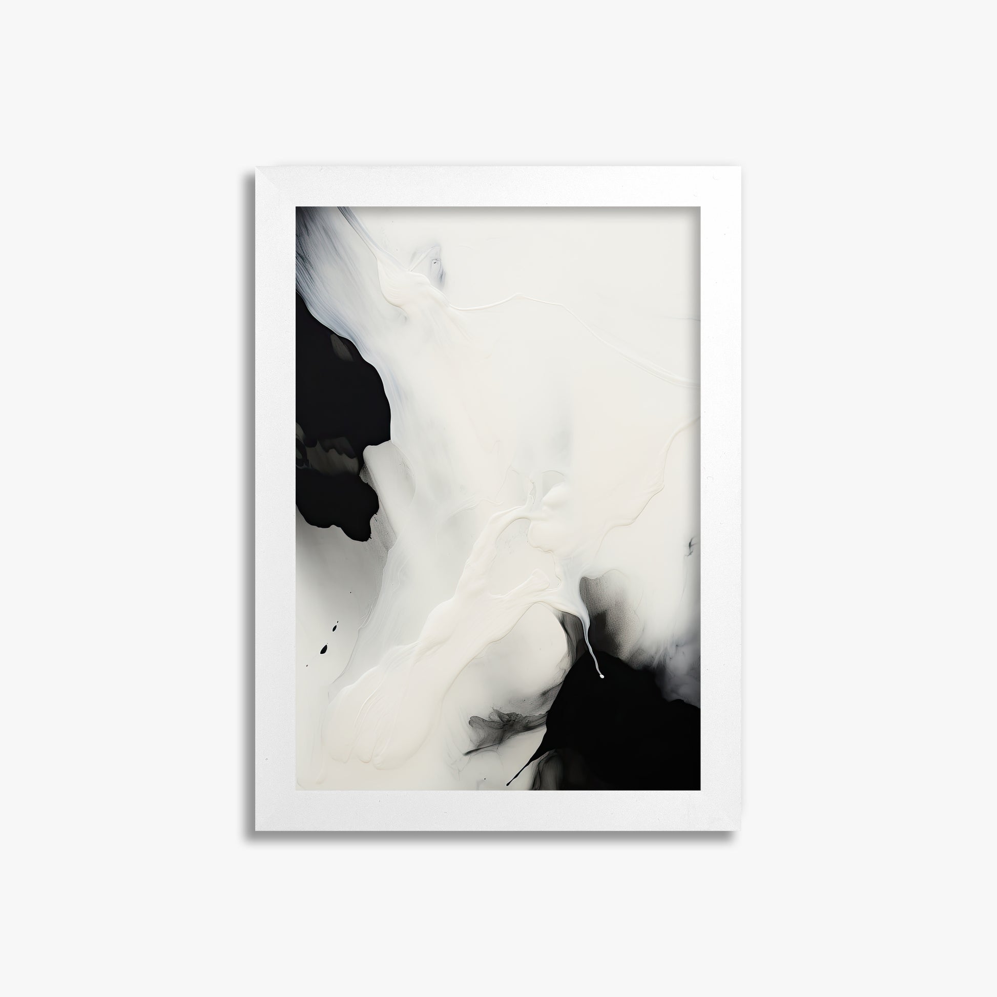 Whispered Shadows, 21x30cm Framed Poster With White Frame