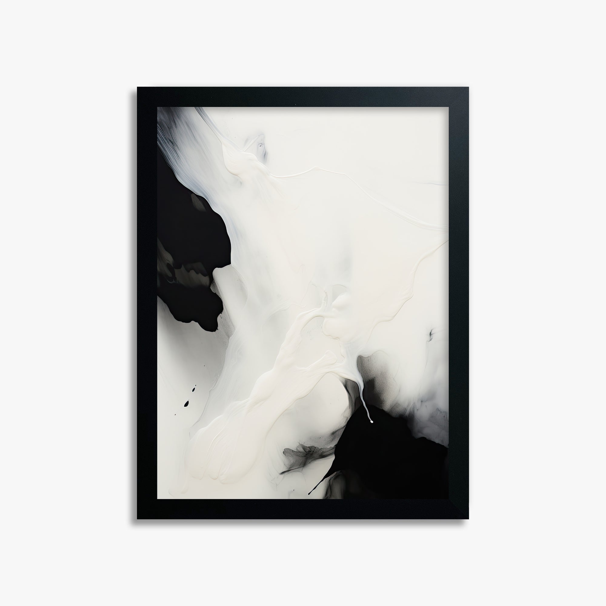 Whispered Shadows, 30x40cm Framed Poster With Black Frame