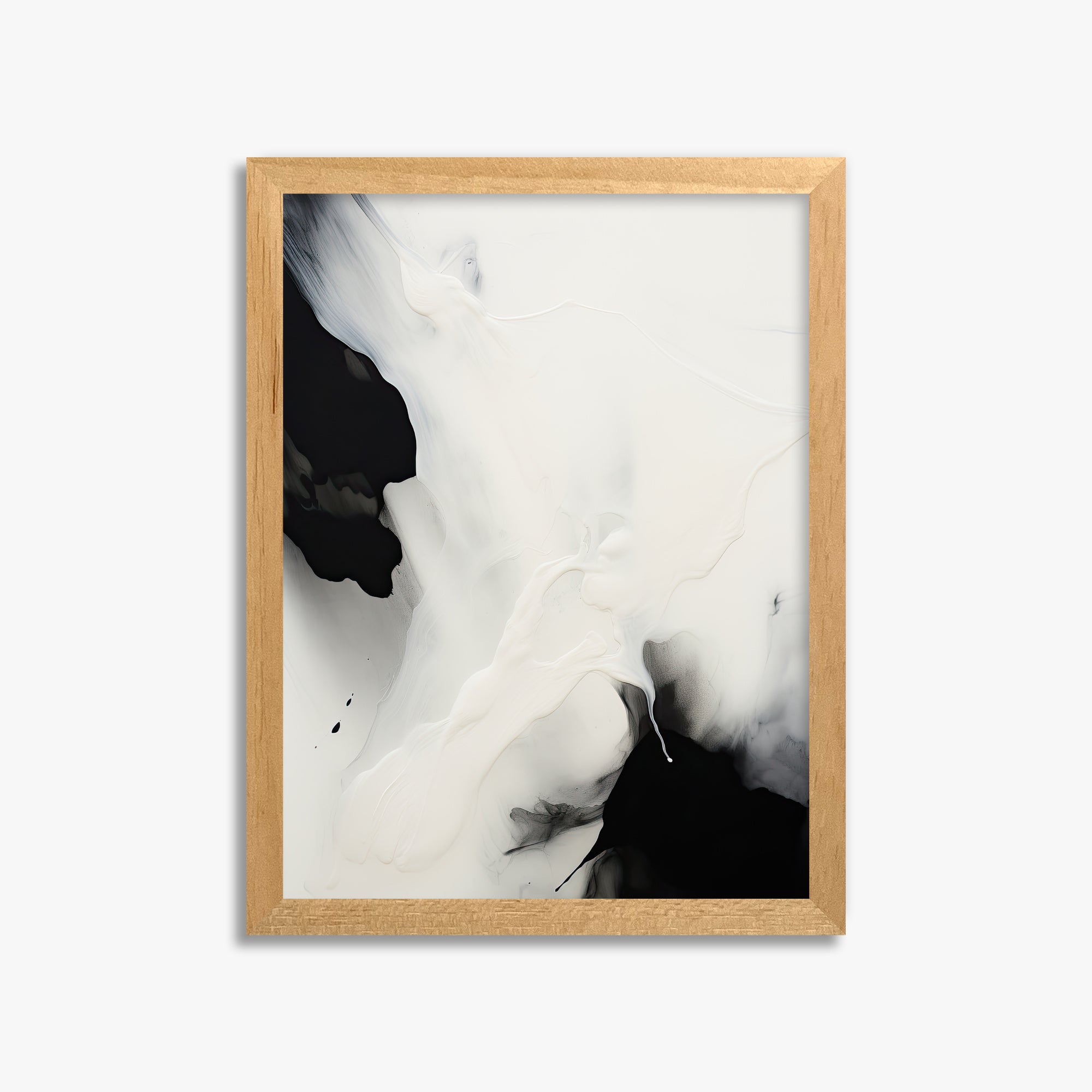 Whispered Shadows, 30x40cm Framed Poster With Oak Frame