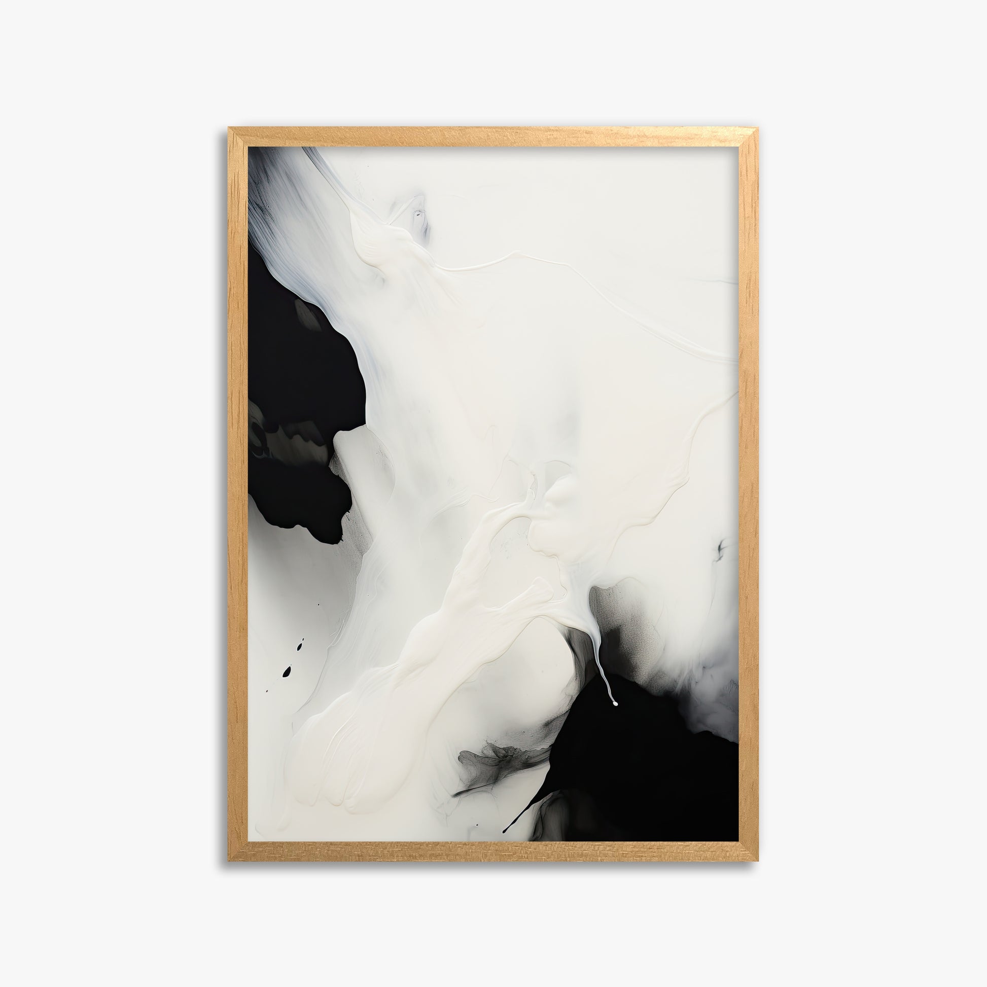 Whispered Shadows, 50x70cm Framed Poster With Oak Frame